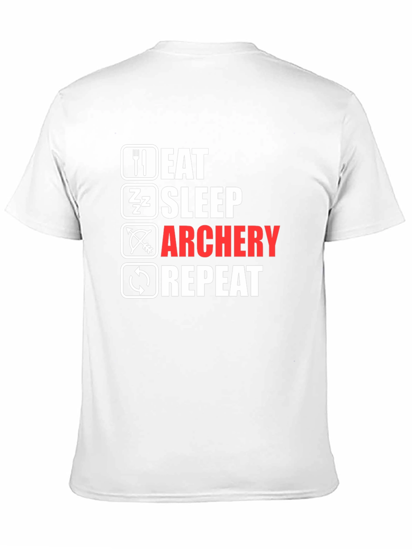 Eat Sleep Archery Repeat Graphic Tee
