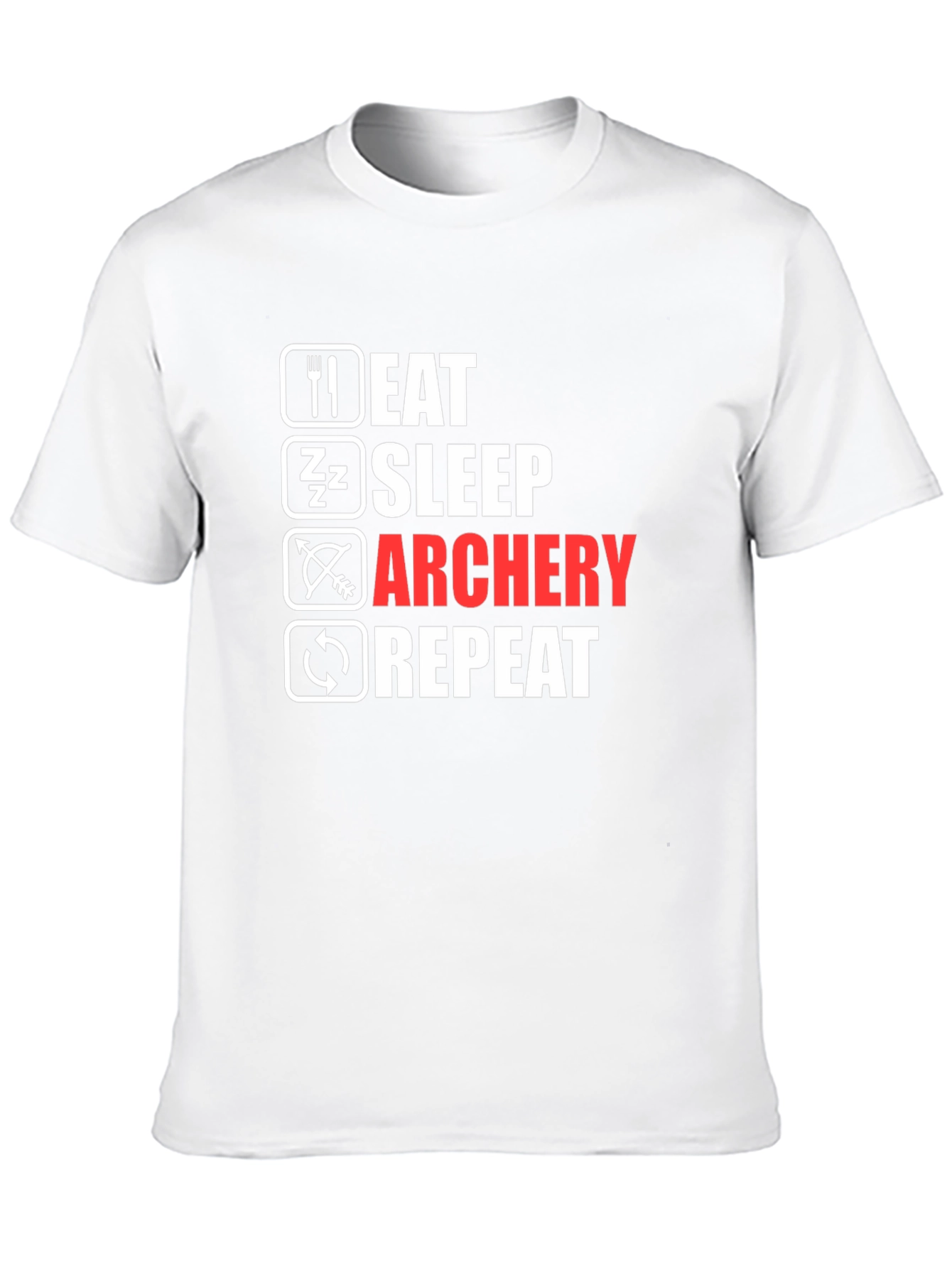 Eat Sleep Archery Repeat Graphic Tee