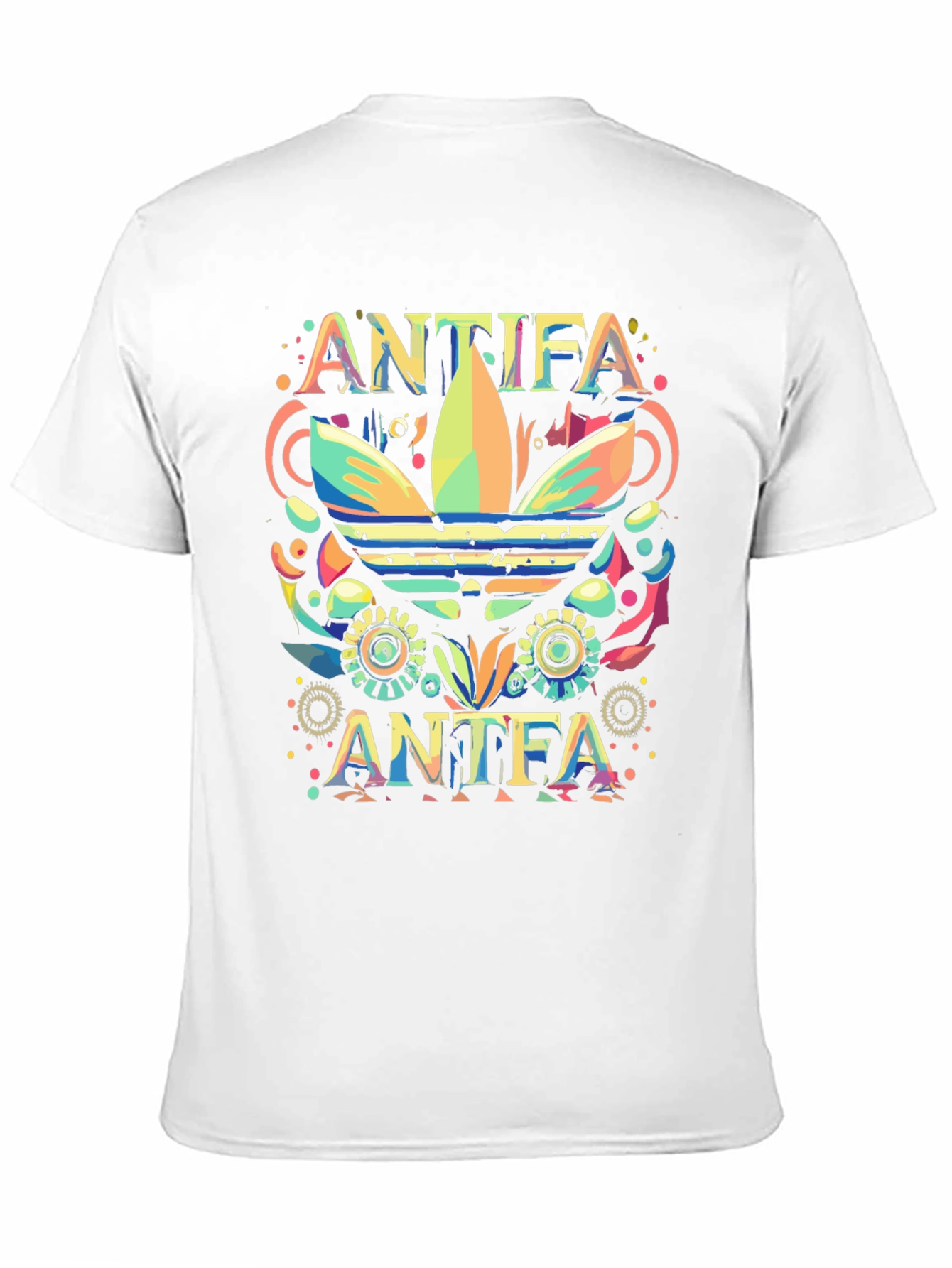 Antifa Adidas Inspired Graphic Tee - Unisex