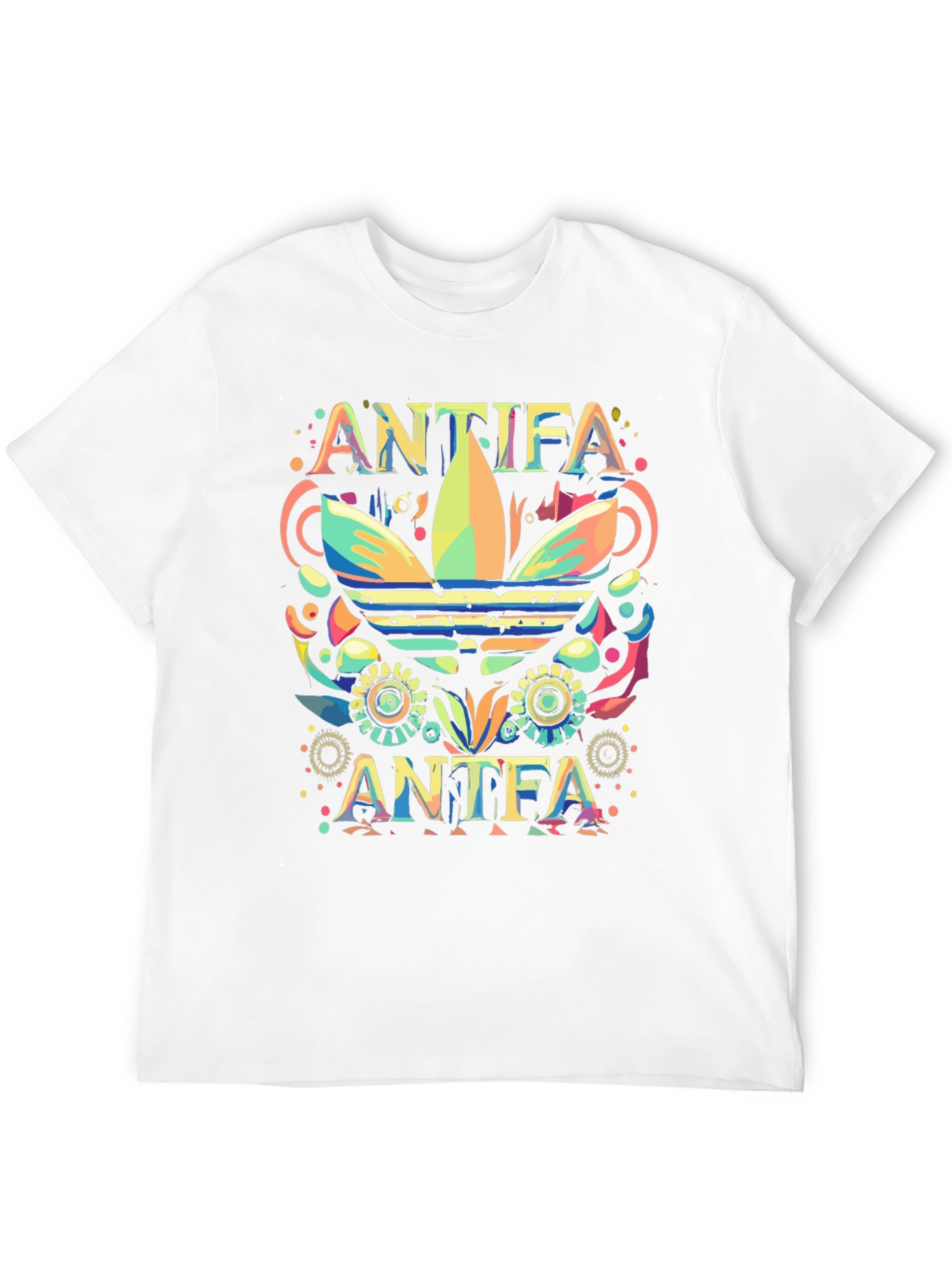 Antifa Adidas Inspired Graphic Tee - Unisex