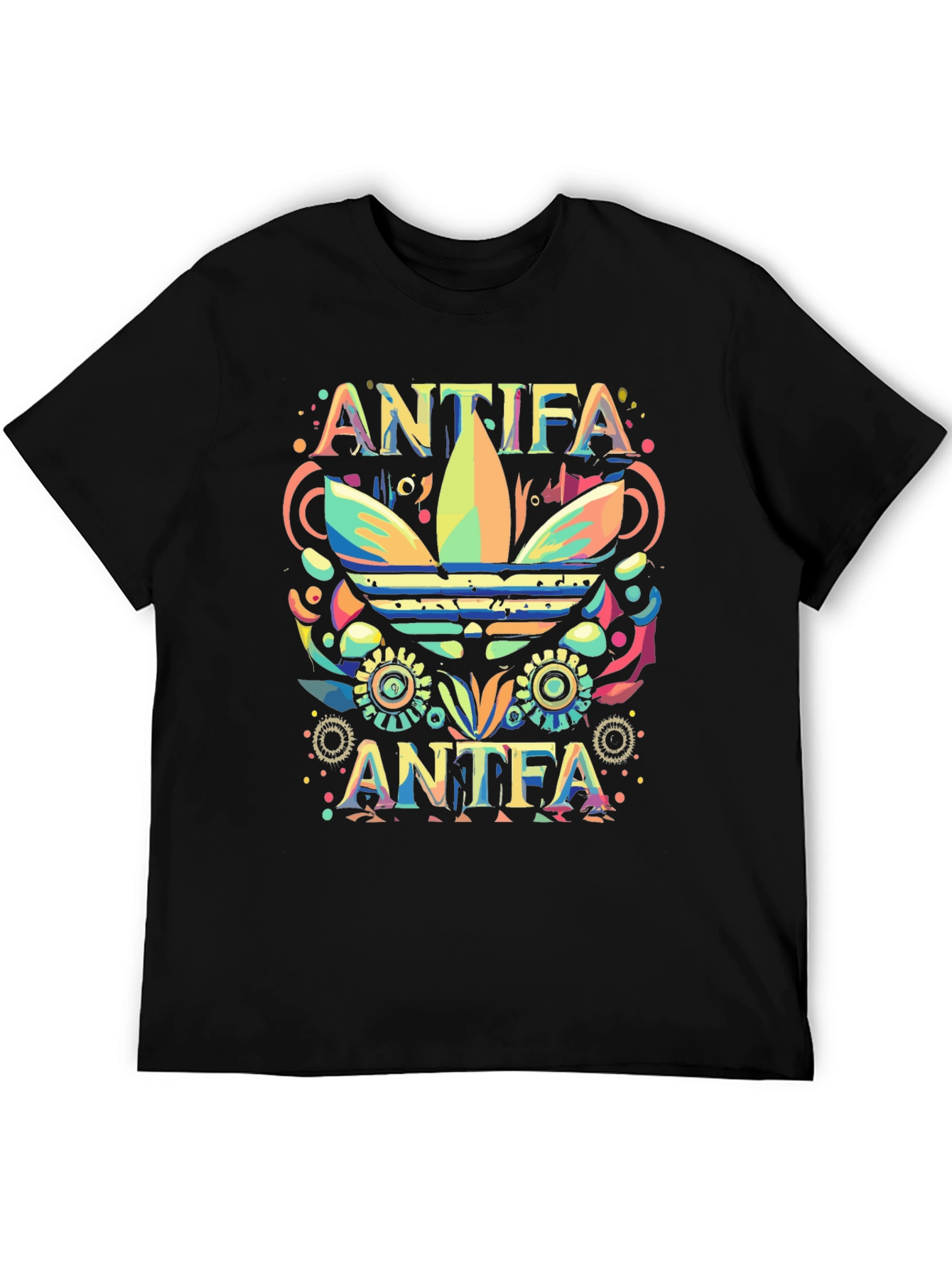 Antifa Adidas Inspired Graphic Tee - Unisex