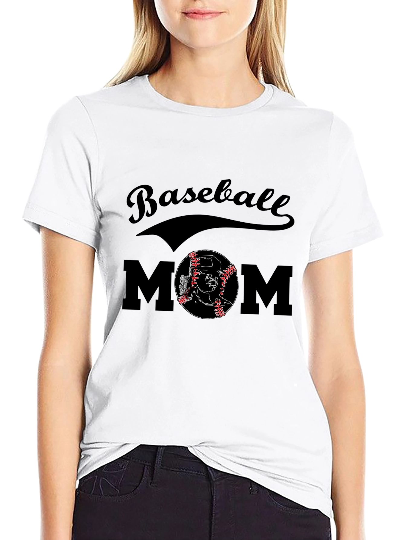 Baseball Mom Graphic Tee