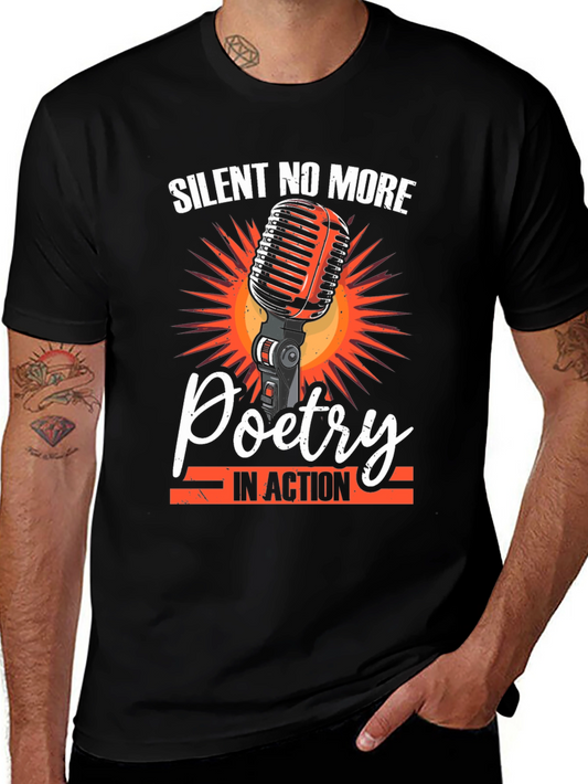 Silent No More Poetry In Action Graphic Tee