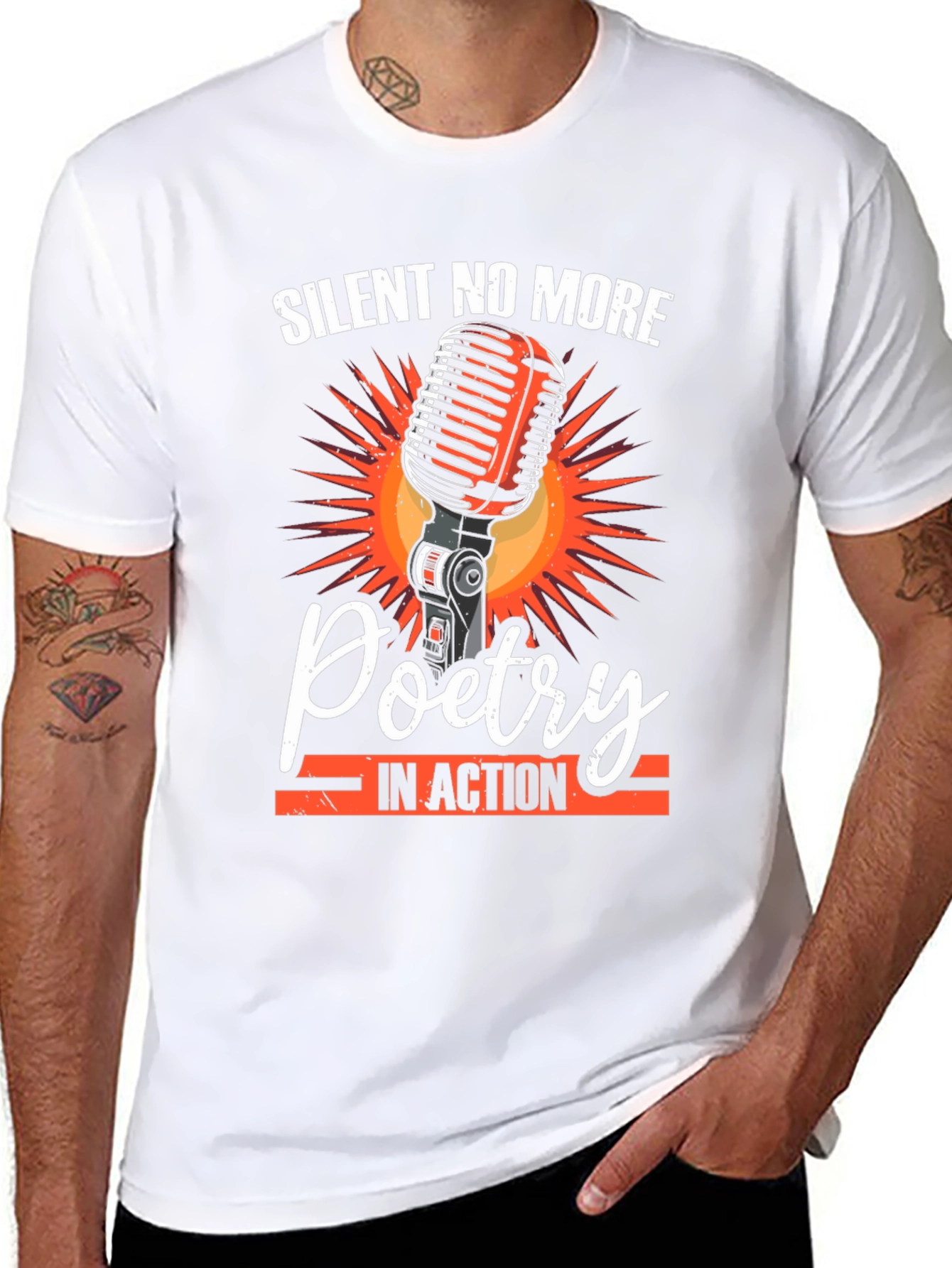 Silent No More Poetry In Action Graphic Tee