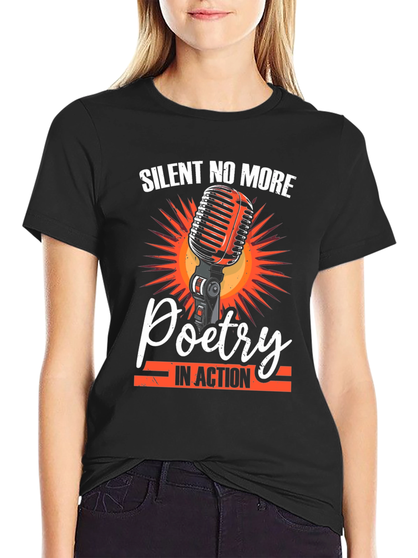 Silent No More Poetry In Action Graphic Tee