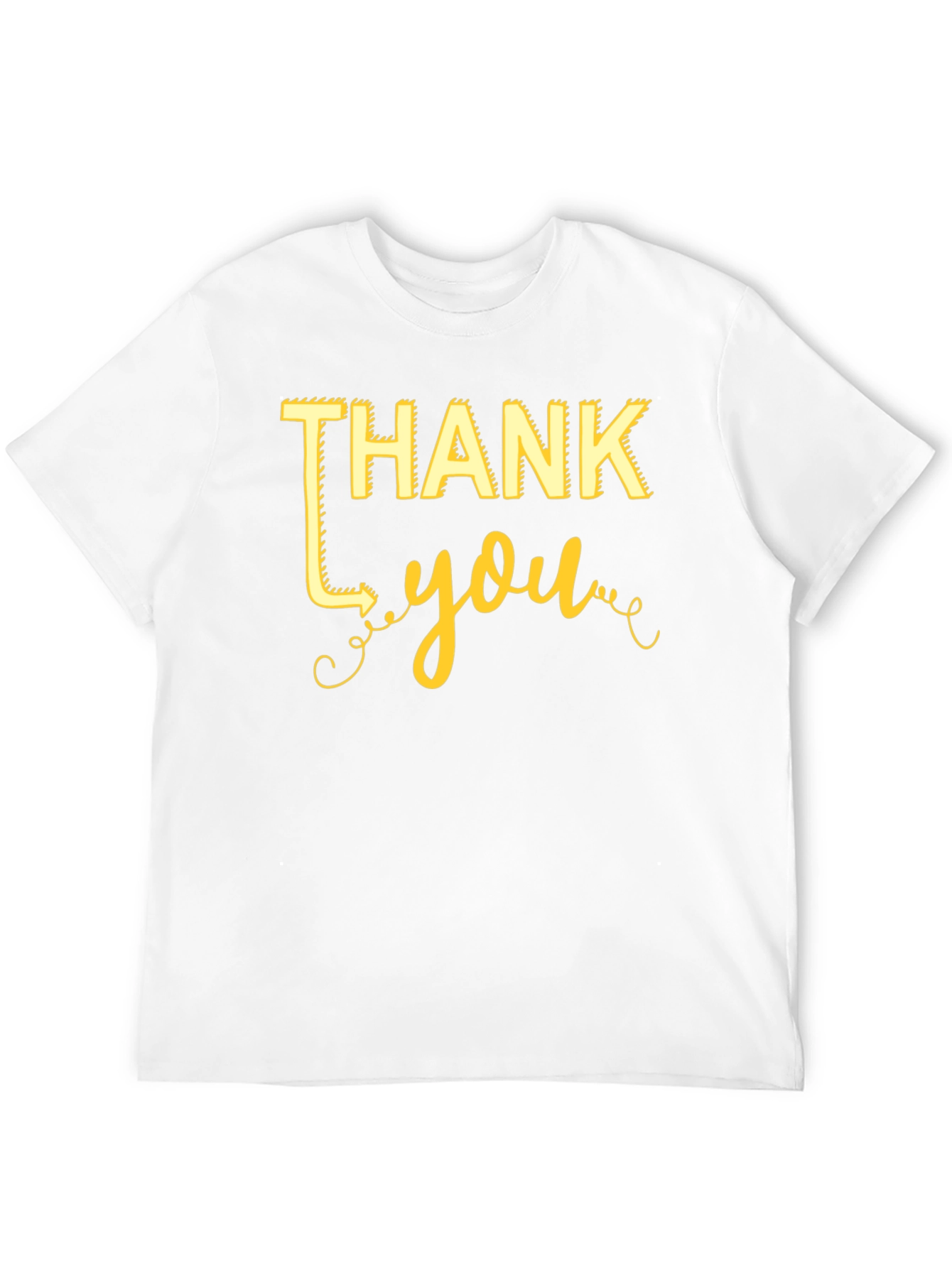 Thank You Graphic Tee - Black