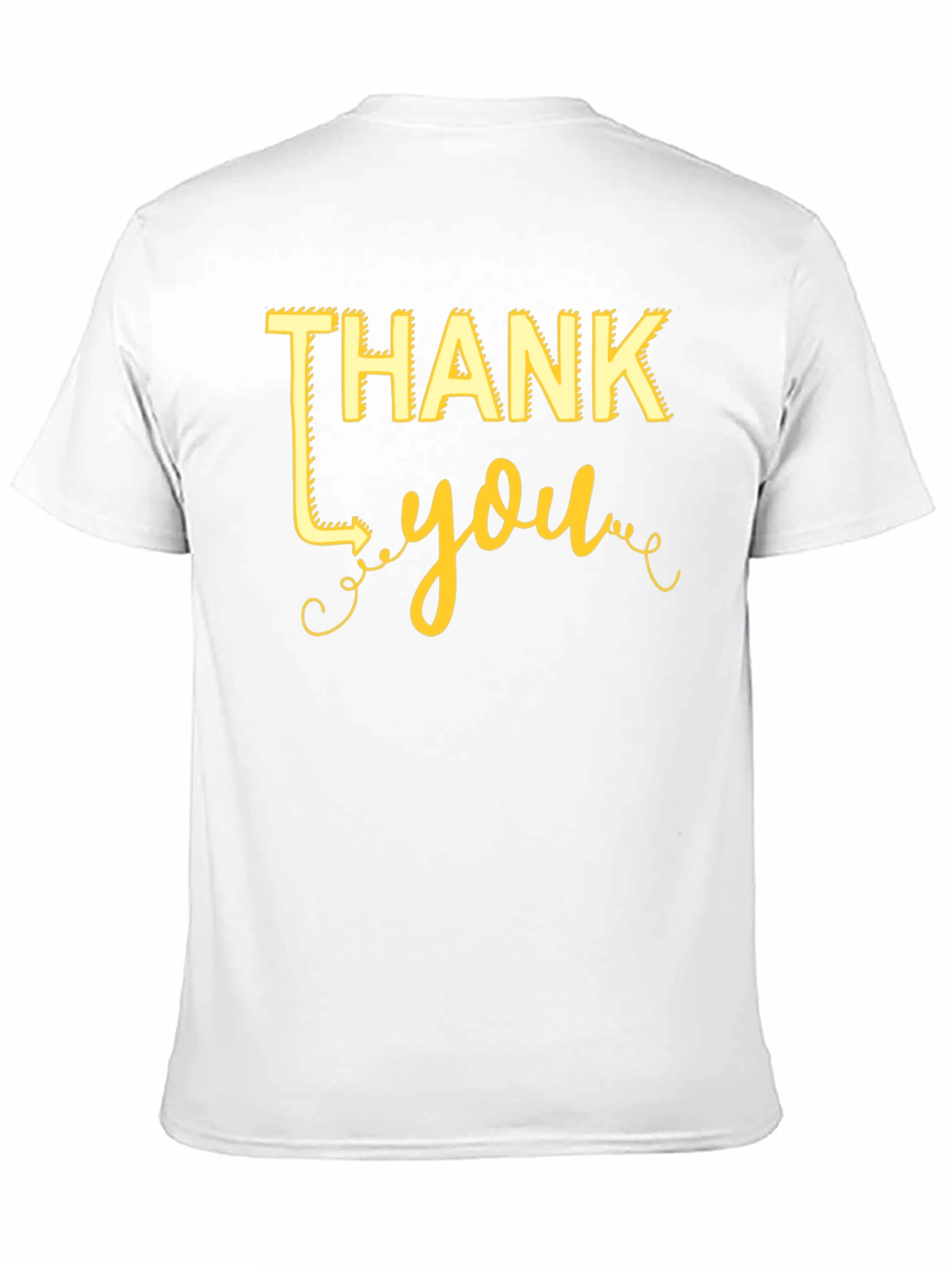 Thank You Graphic Tee - Black