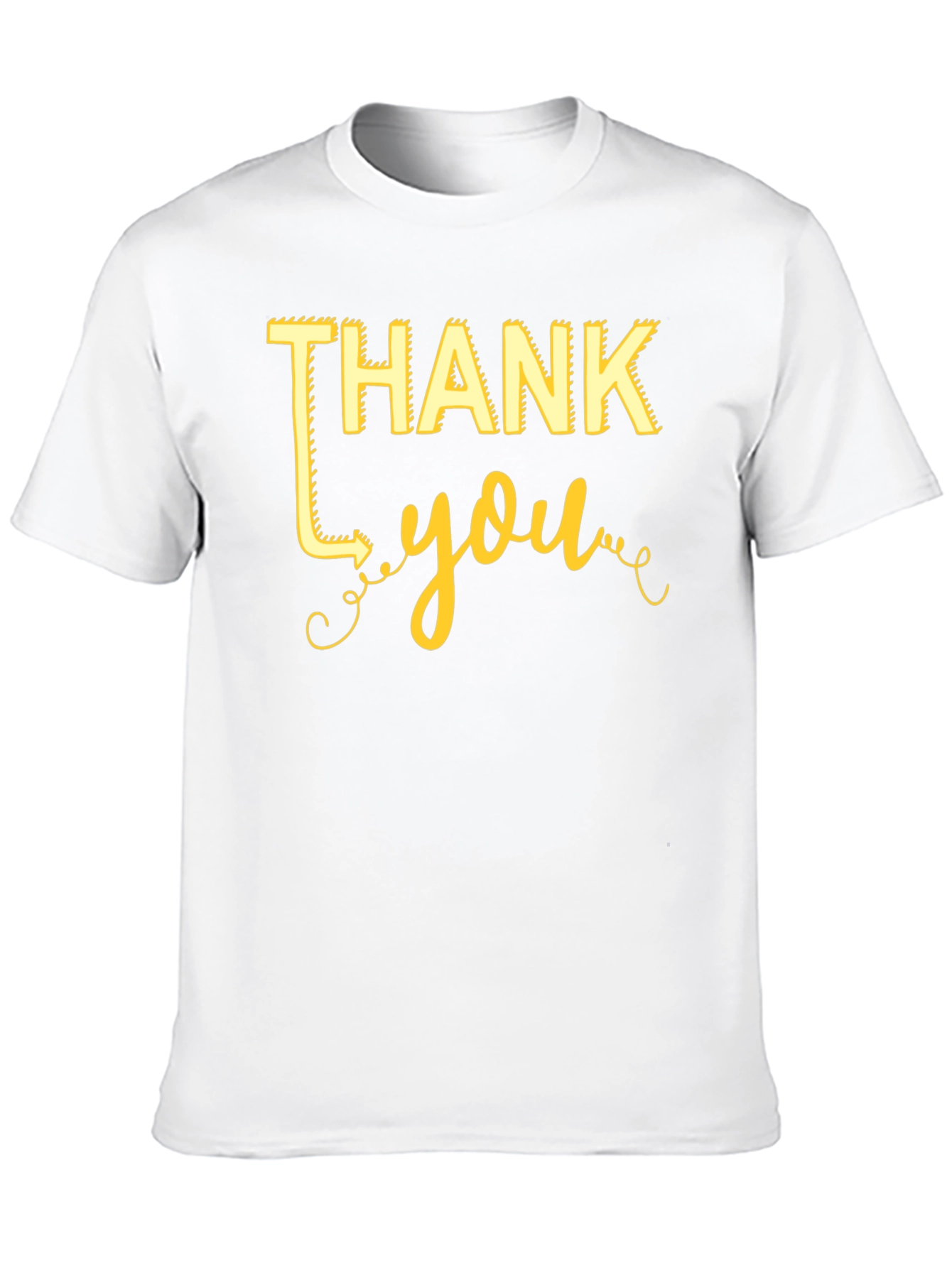 Thank You Graphic Tee - Black