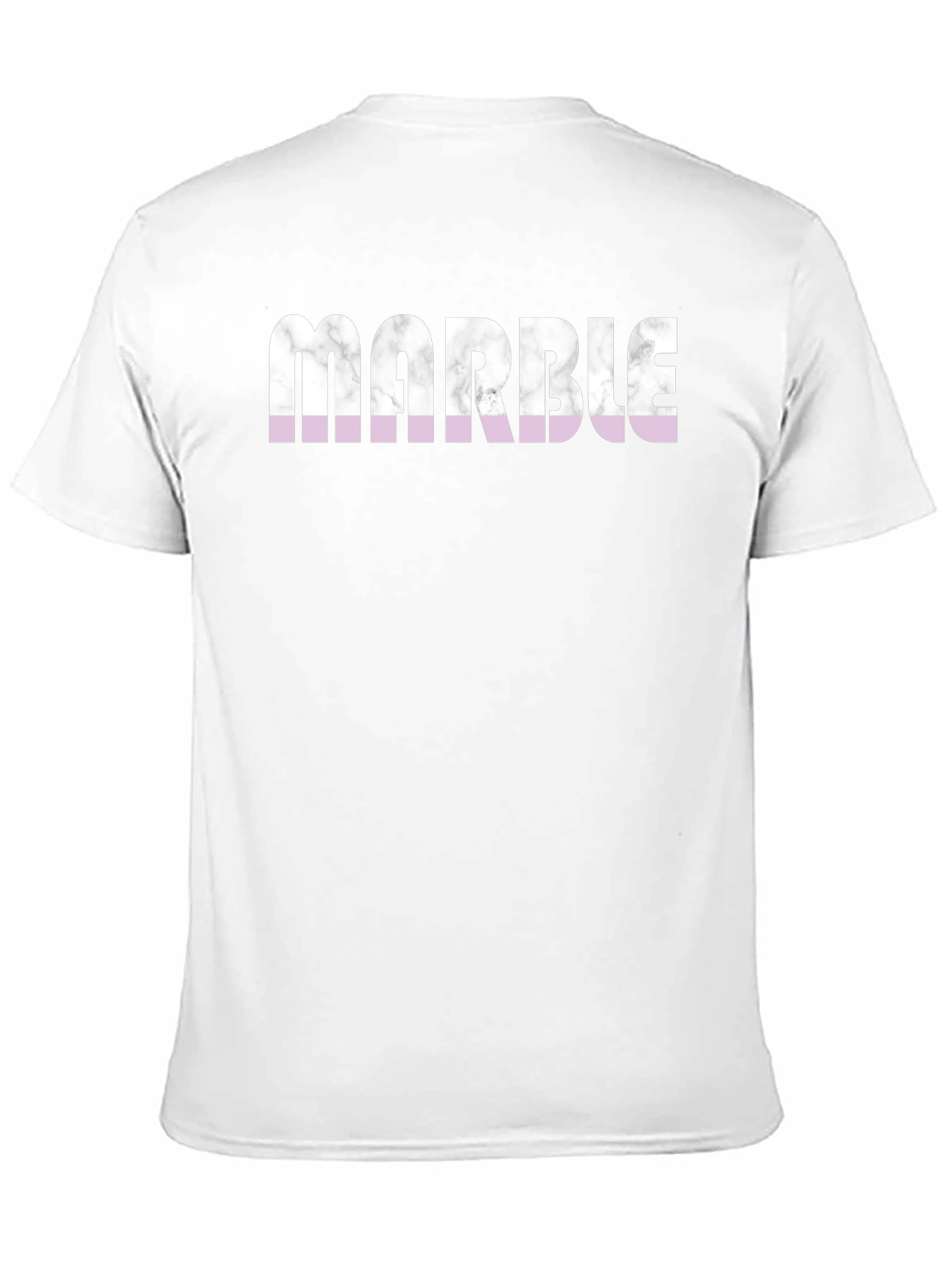 Marble Print Graphic Tee - Stylish Casual Wear