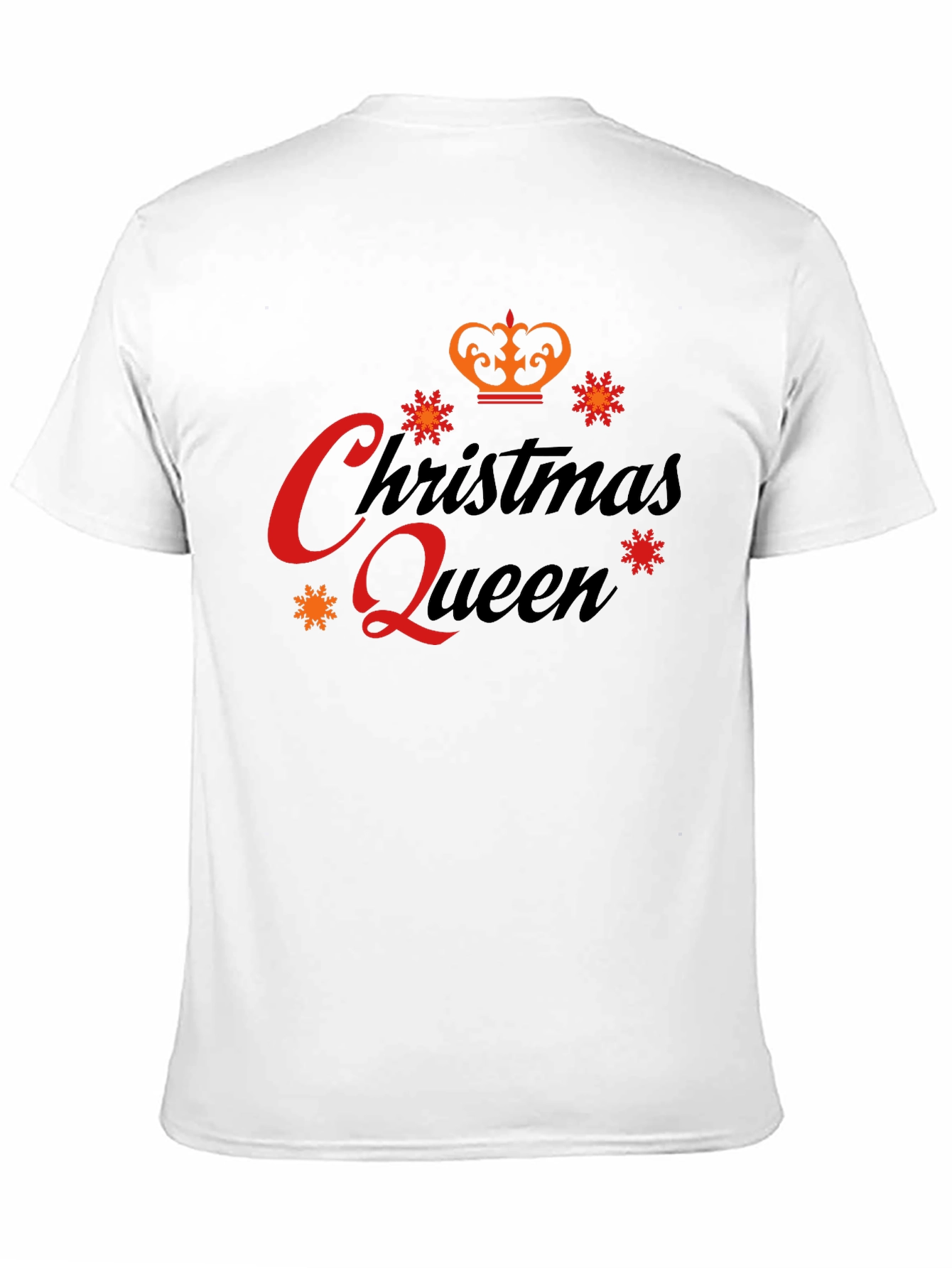 Christmas Queen Black Graphic Tee