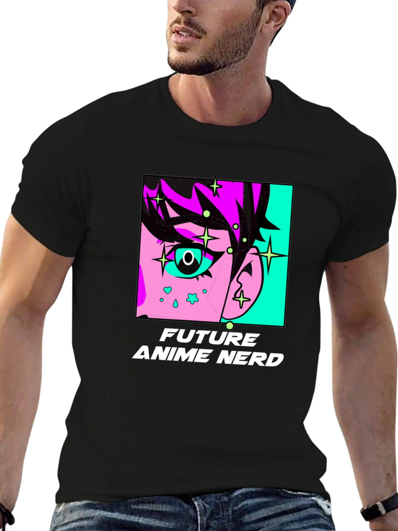 Future Anime Nerd Graphic Tee