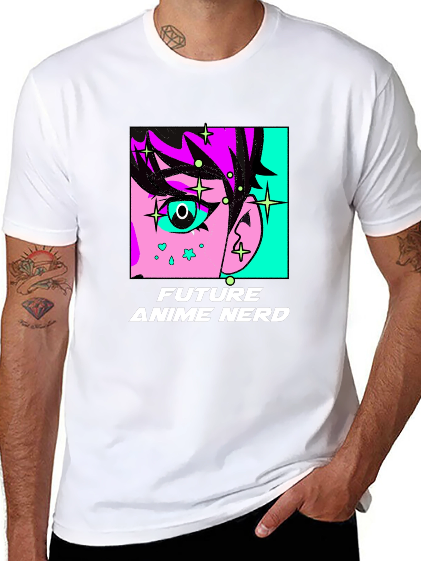 Future Anime Nerd Graphic Tee