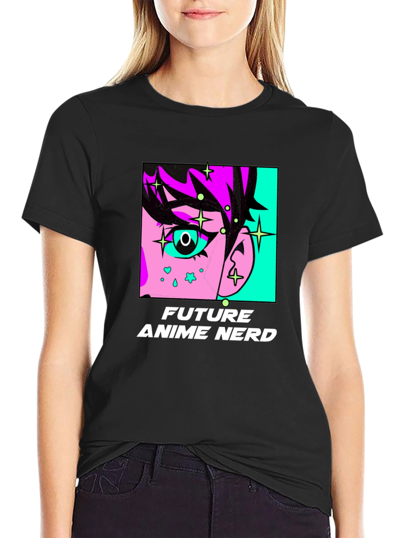 Future Anime Nerd Graphic Tee