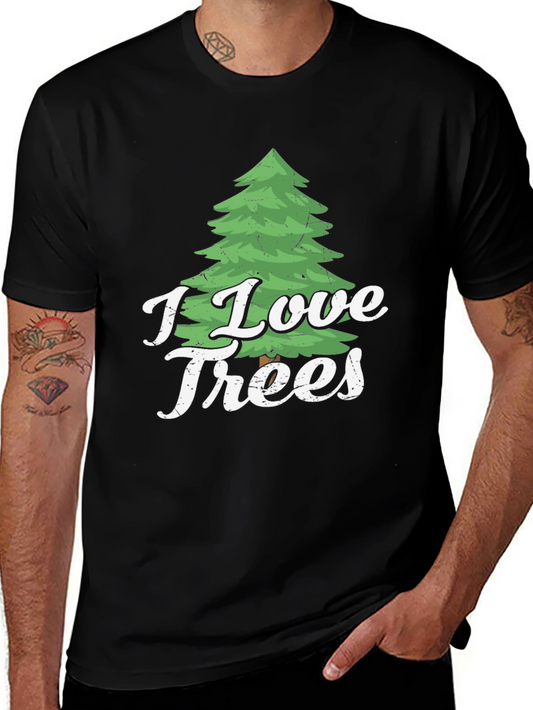 I Love Trees Graphic Print T-Shirt