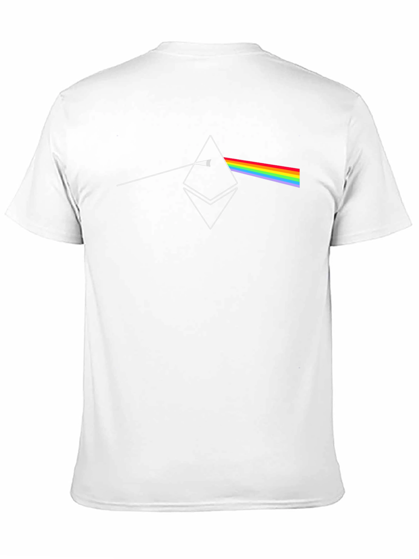 Ethereum Prism T-Shirt - Crypto Rainbow Design