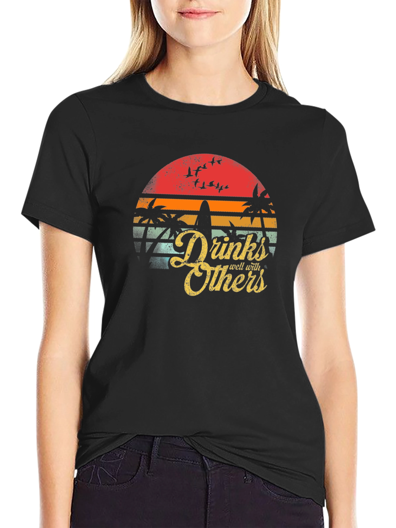Drinks Well With Others T-Shirt