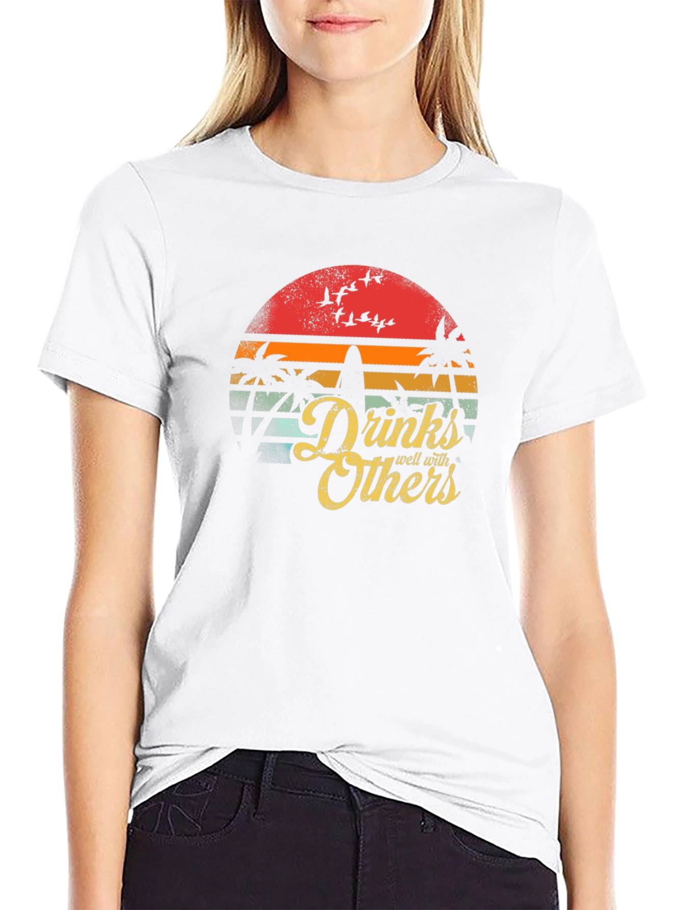Drinks Well With Others T-Shirt