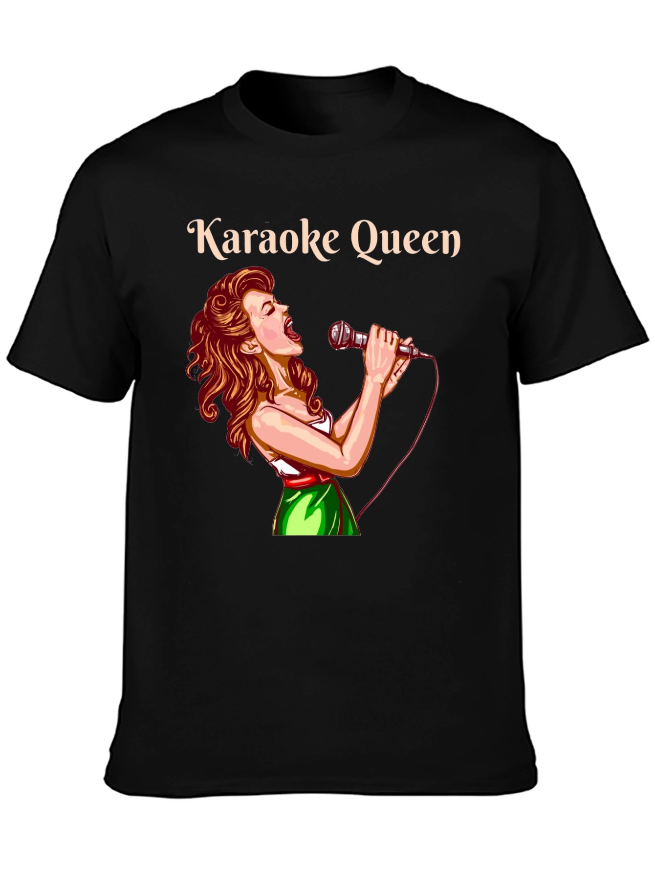Karaoke Queen Graphic T-Shirt
