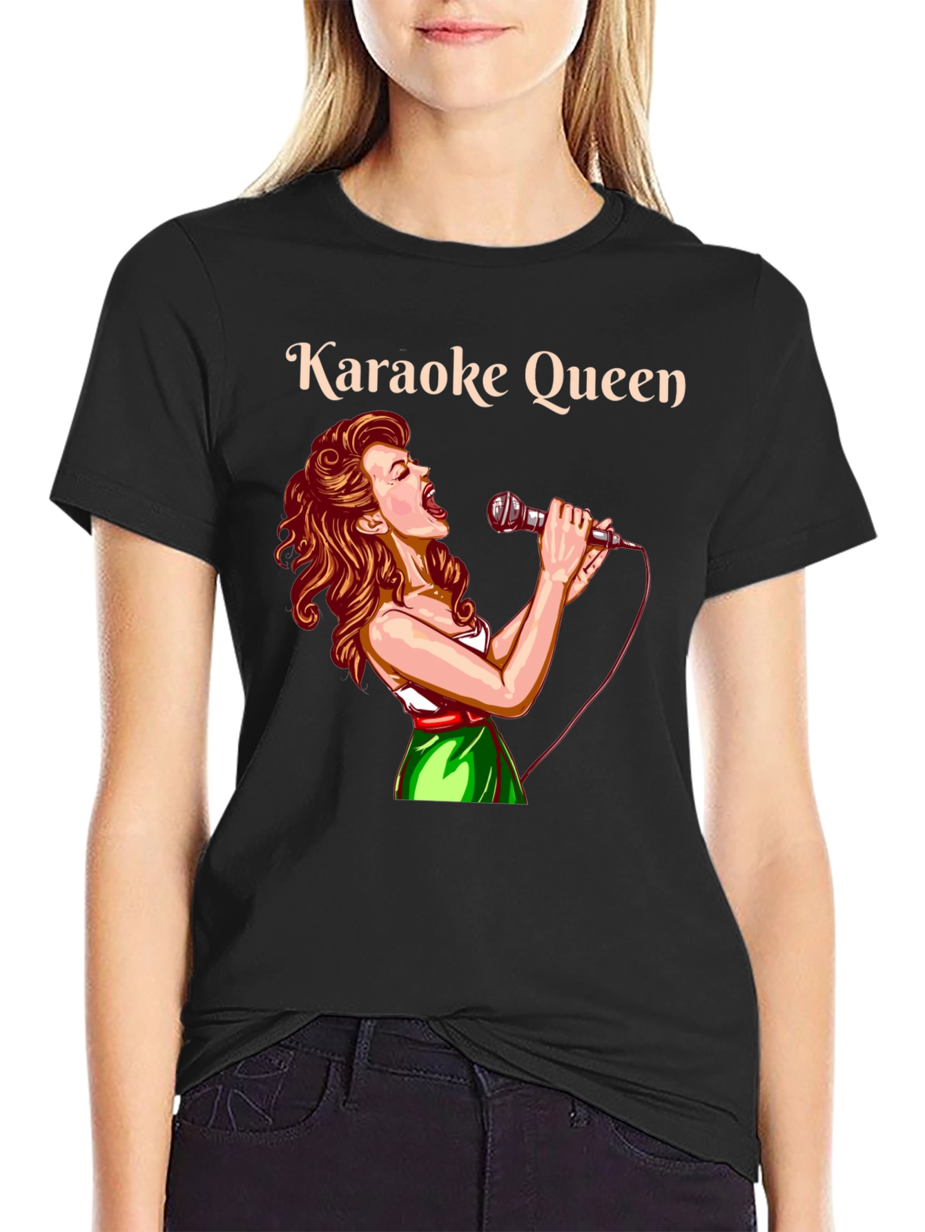 Karaoke Queen Graphic T-Shirt