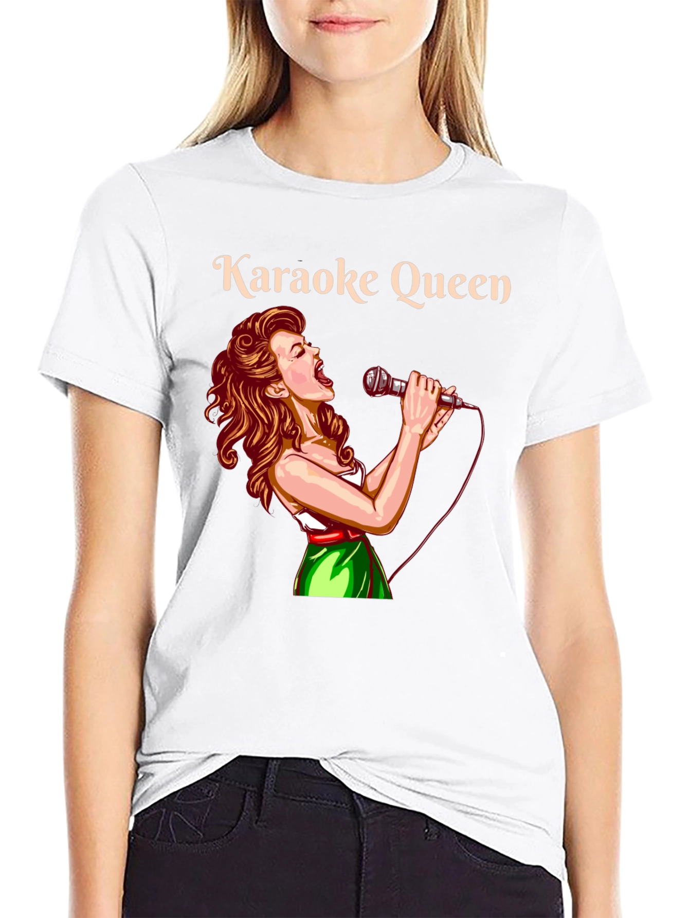 Karaoke Queen Graphic T-Shirt