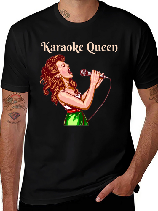 Karaoke Queen Graphic T-Shirt