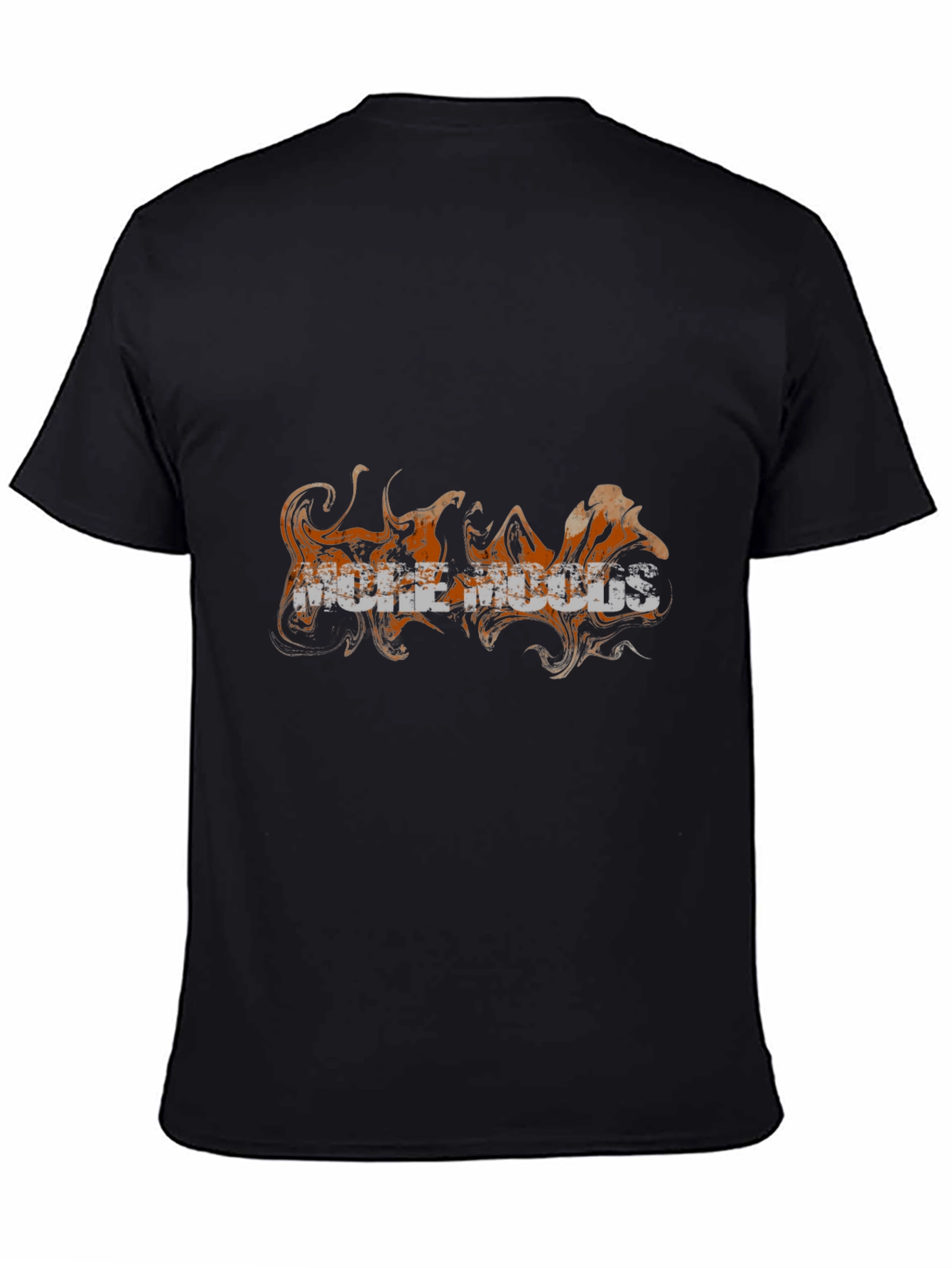 Distressed Graphic Black T-Shirt