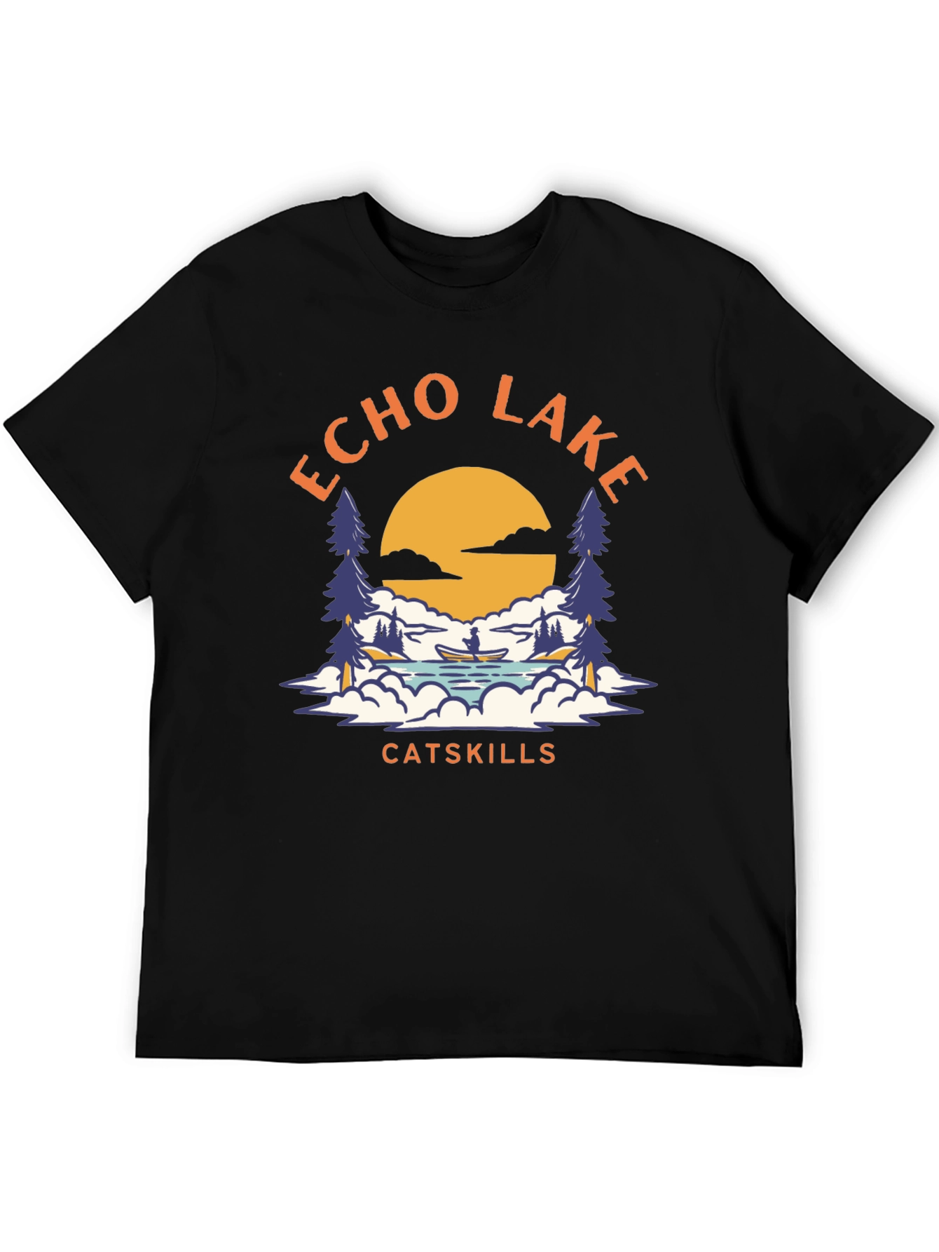 Echo Lake Catskills Graphic T-Shirt