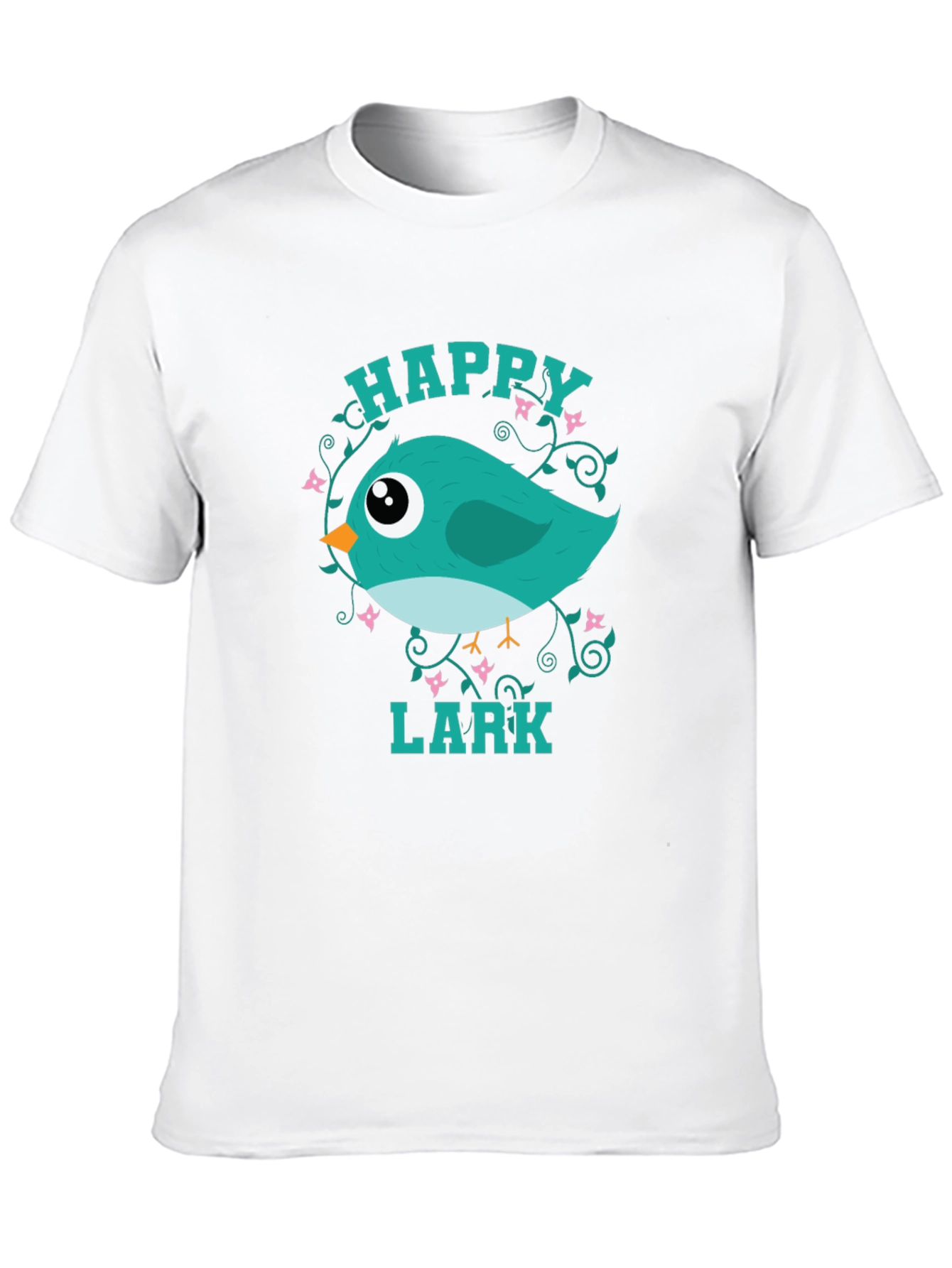 Happy Lark Graphic Tee - Cute Bird T-Shirt
