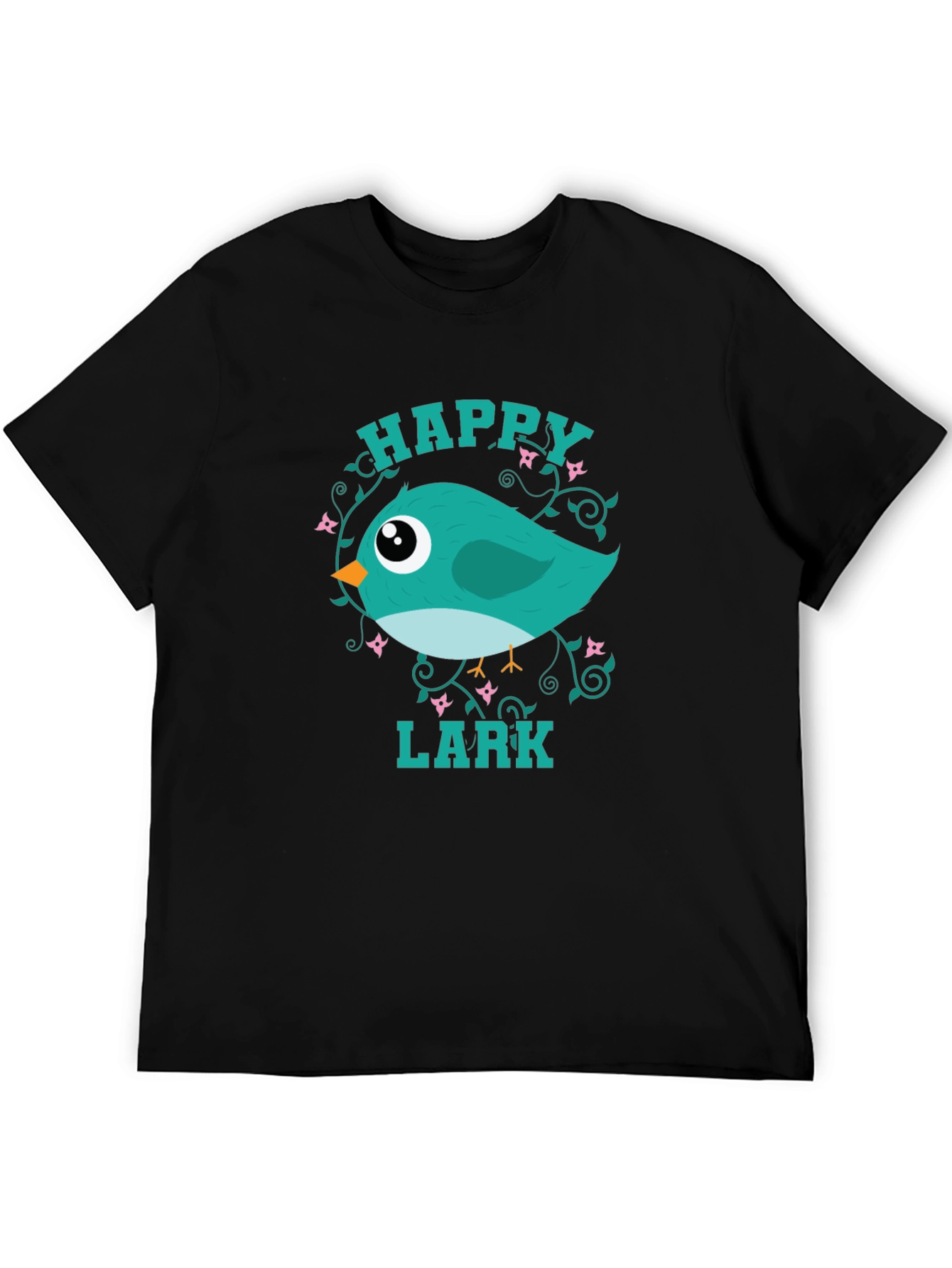 Happy Lark Graphic Tee - Cute Bird T-Shirt