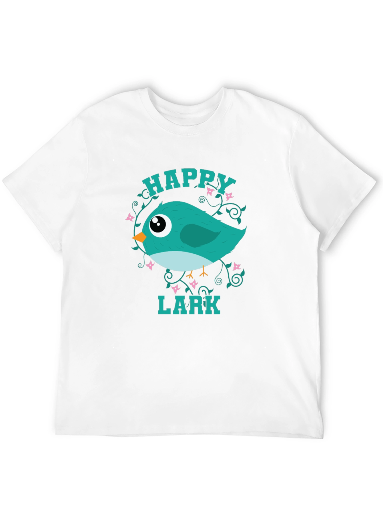 Happy Lark Graphic Tee - Cute Bird T-Shirt