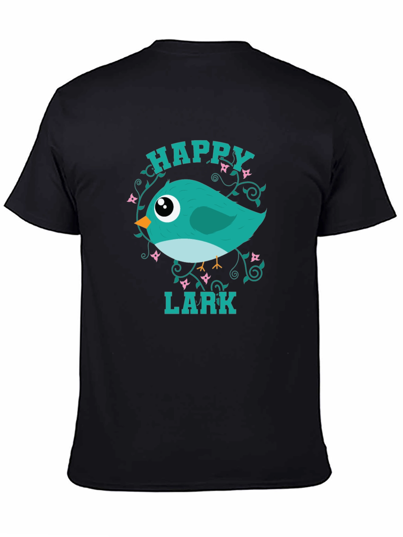 Happy Lark Graphic Tee - Cute Bird T-Shirt