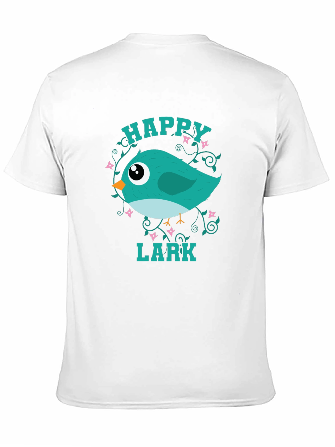 Happy Lark Graphic Tee - Cute Bird T-Shirt
