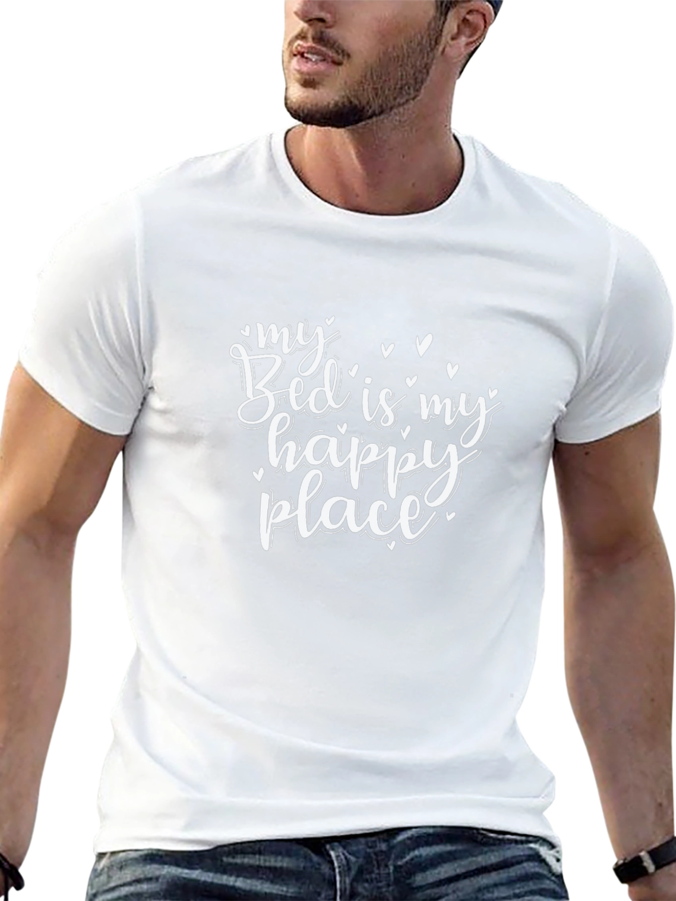 My Bed is My Happy Place Graphic T-Shirt