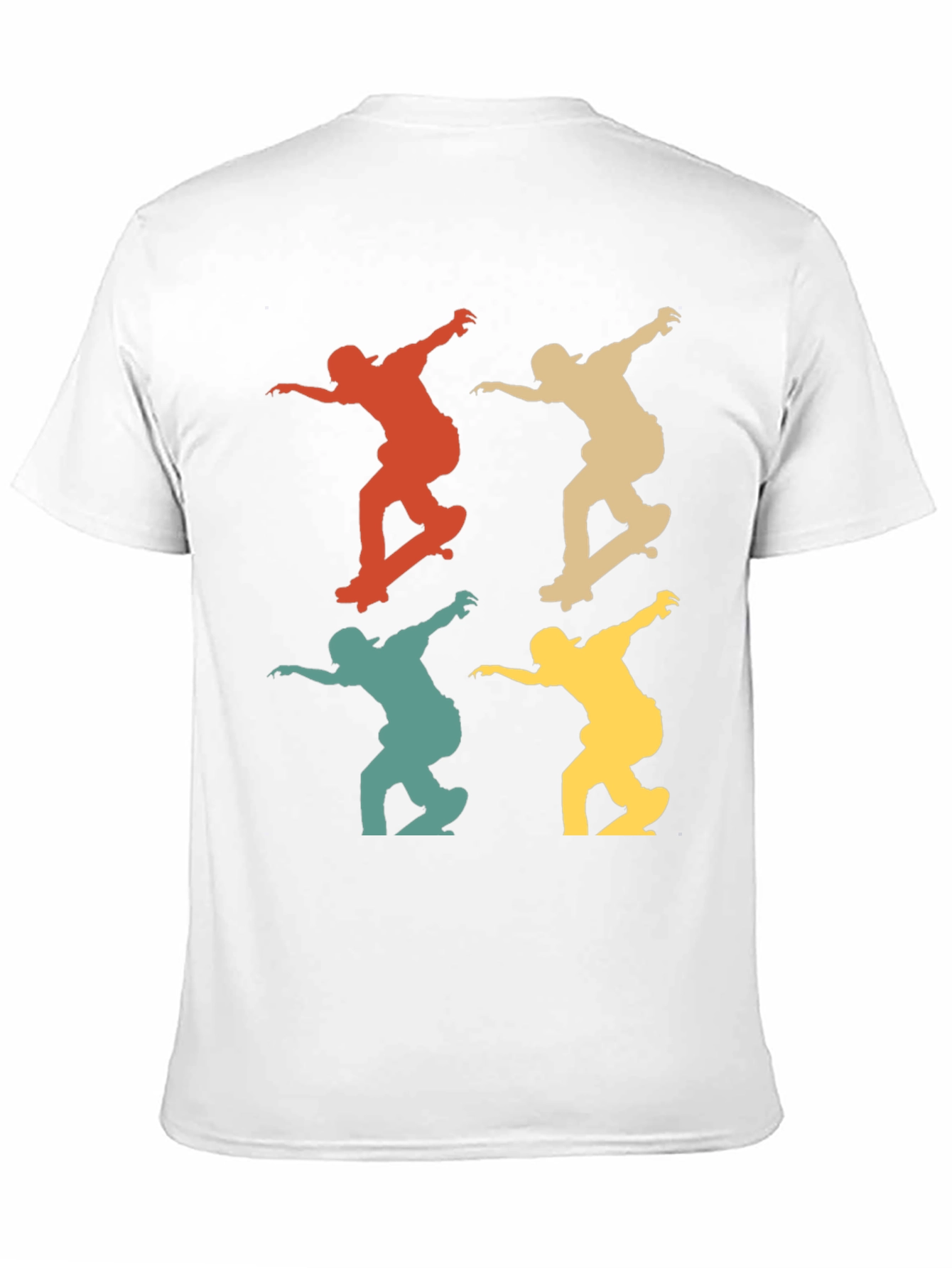 Retro Skateboarder T-Shirt - Cool Graphic Tee