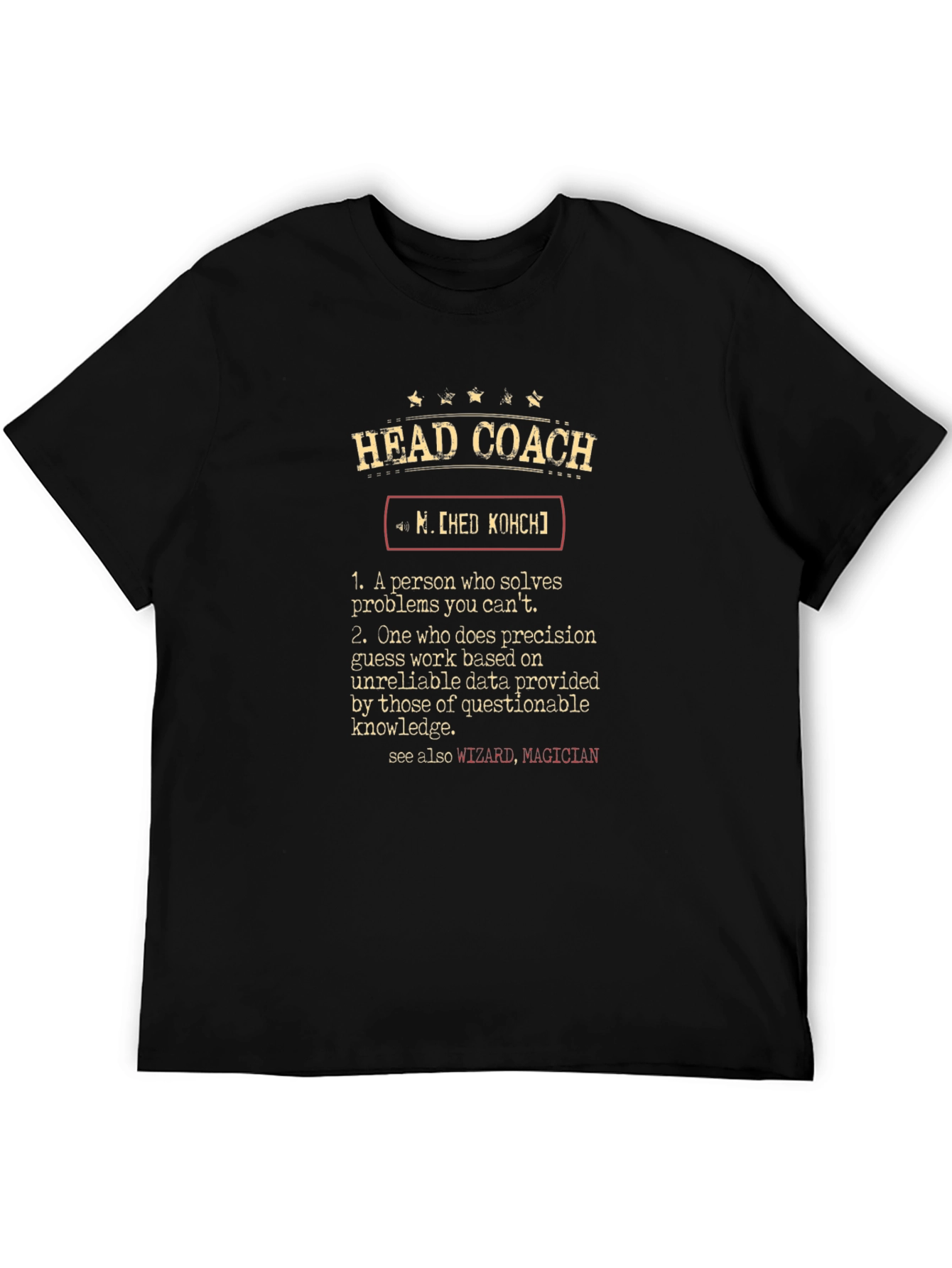 Head Coach Definition Graphic T-Shirt