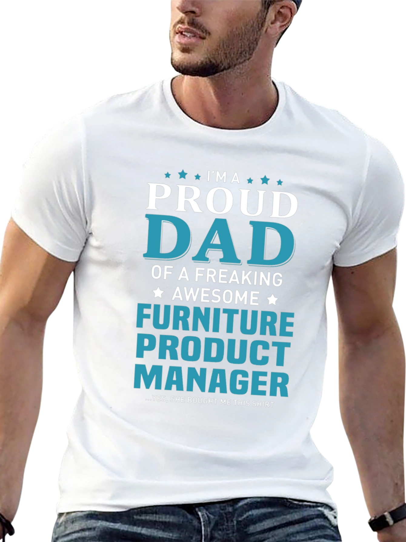 Proud Dad Furniture Product Manager Graphic T-Shirt