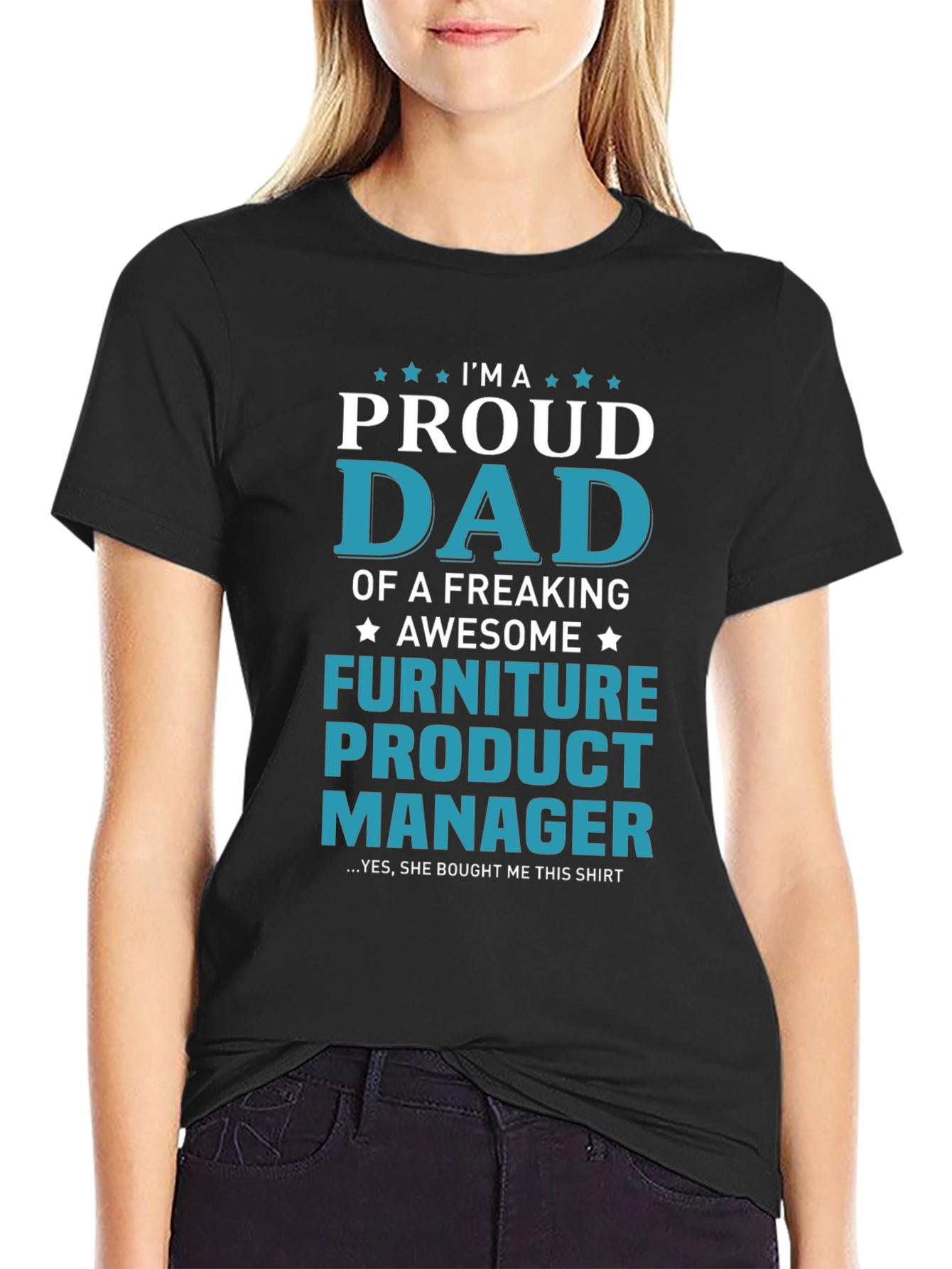 Proud Dad Furniture Product Manager Graphic T-Shirt