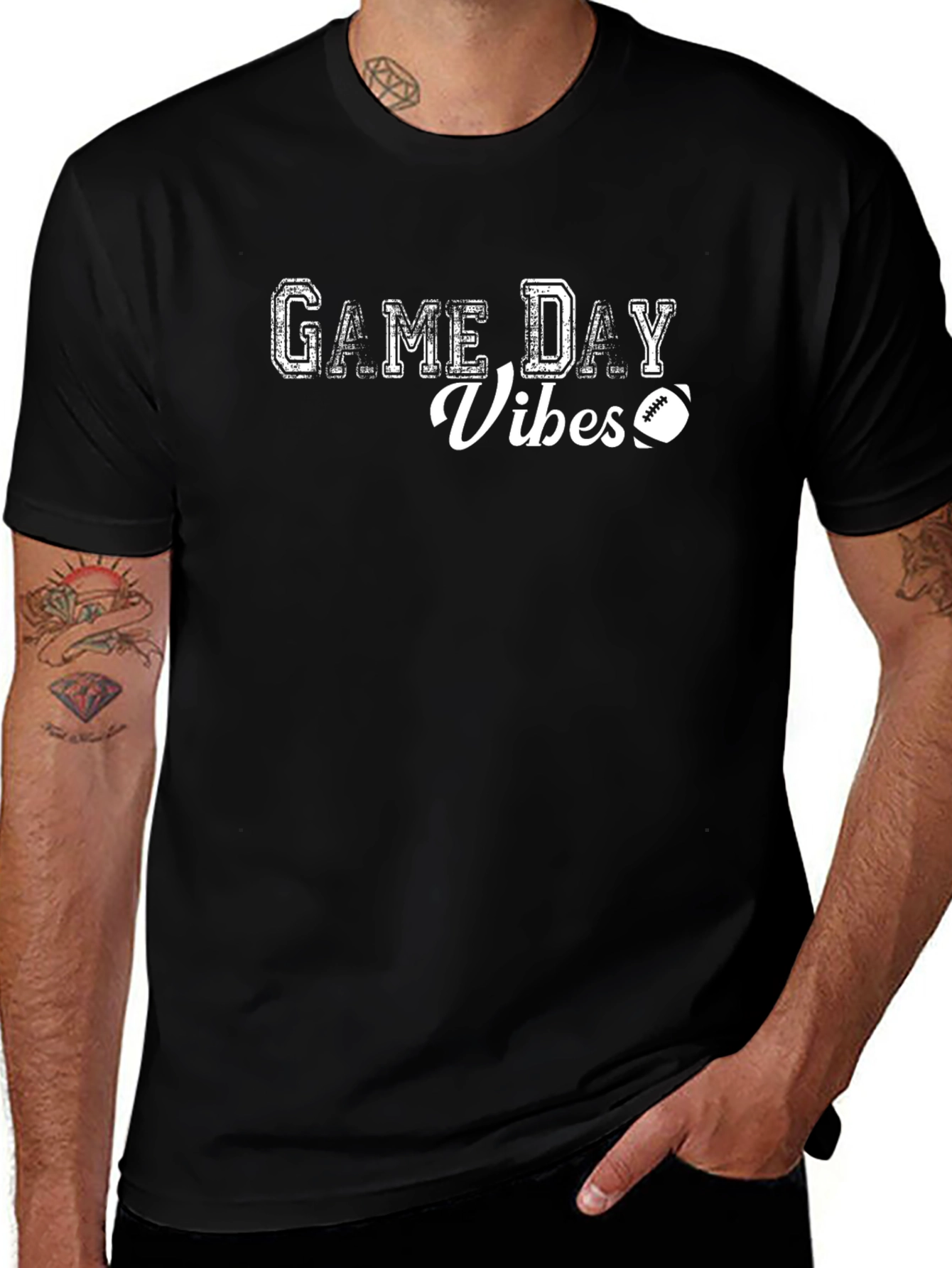 Game Day Vibes T-Shirt - Football Season Apparel