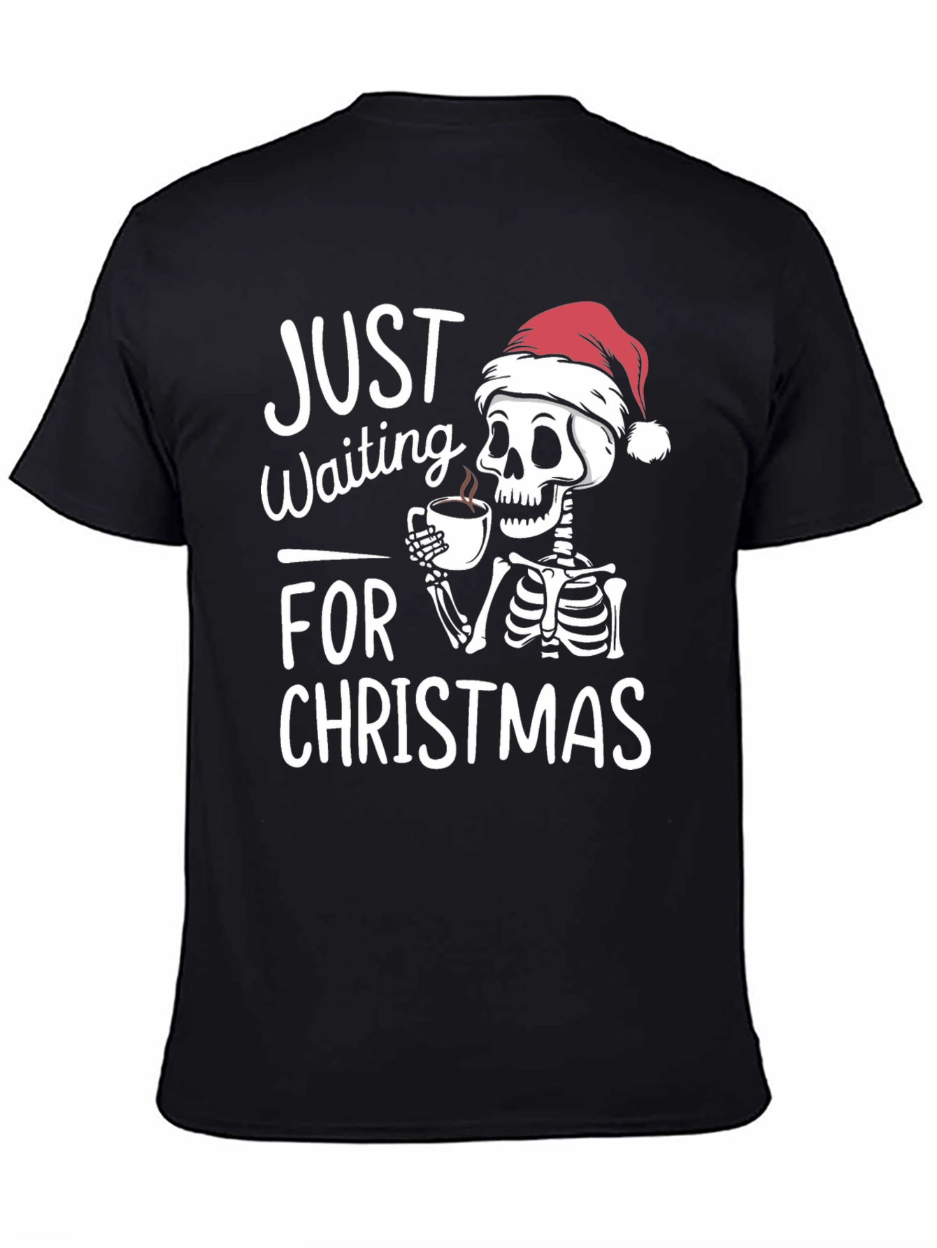 Waiting for Christmas Skeleton T-Shirt