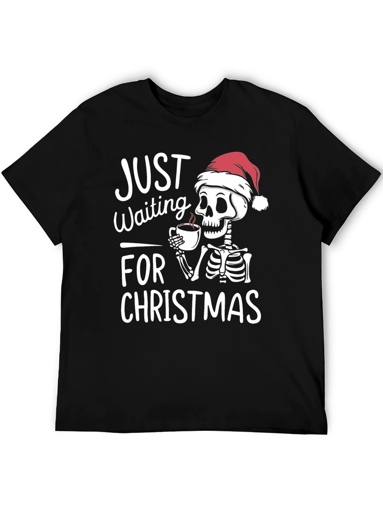 Waiting for Christmas Skeleton T-Shirt