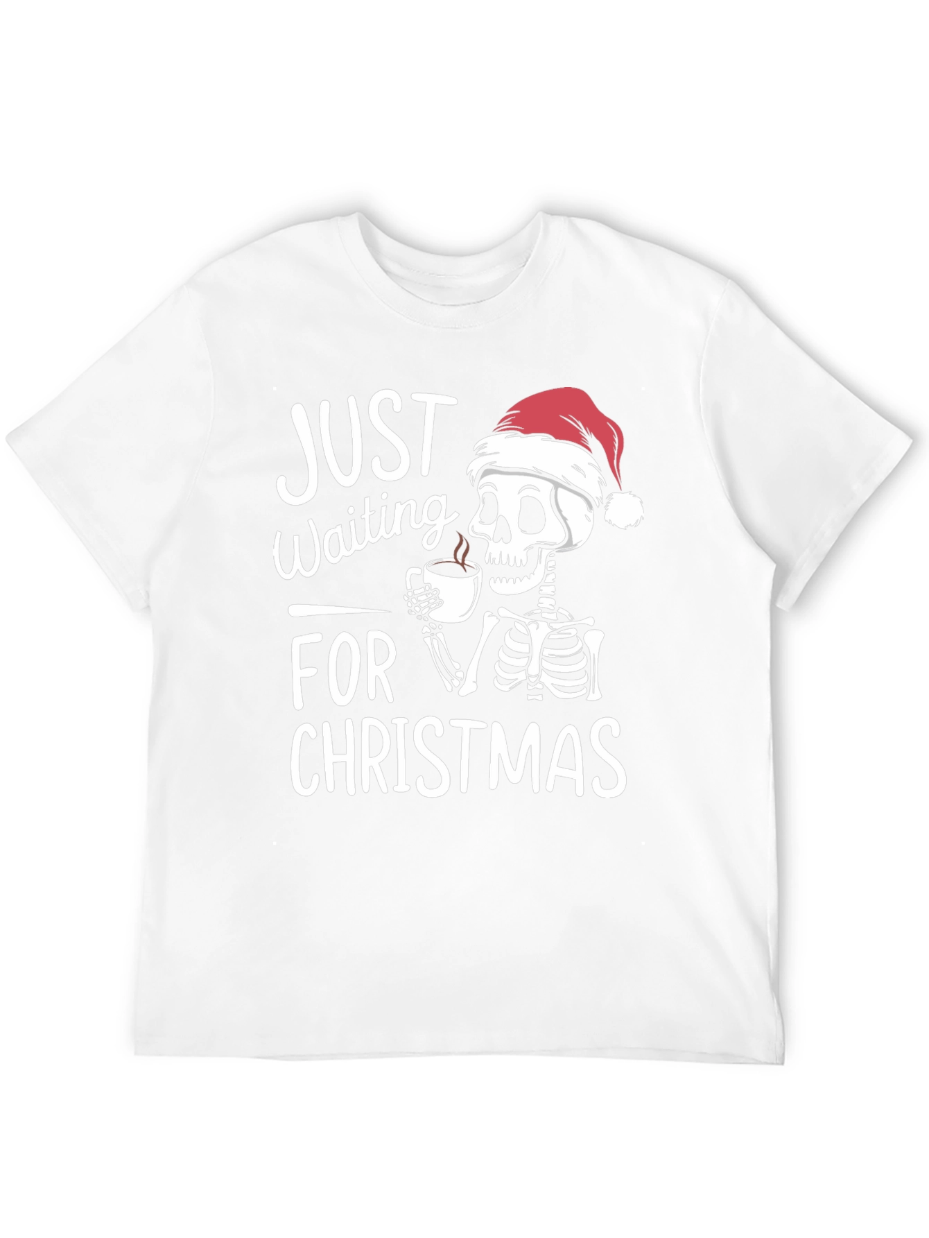 Waiting for Christmas Skeleton T-Shirt