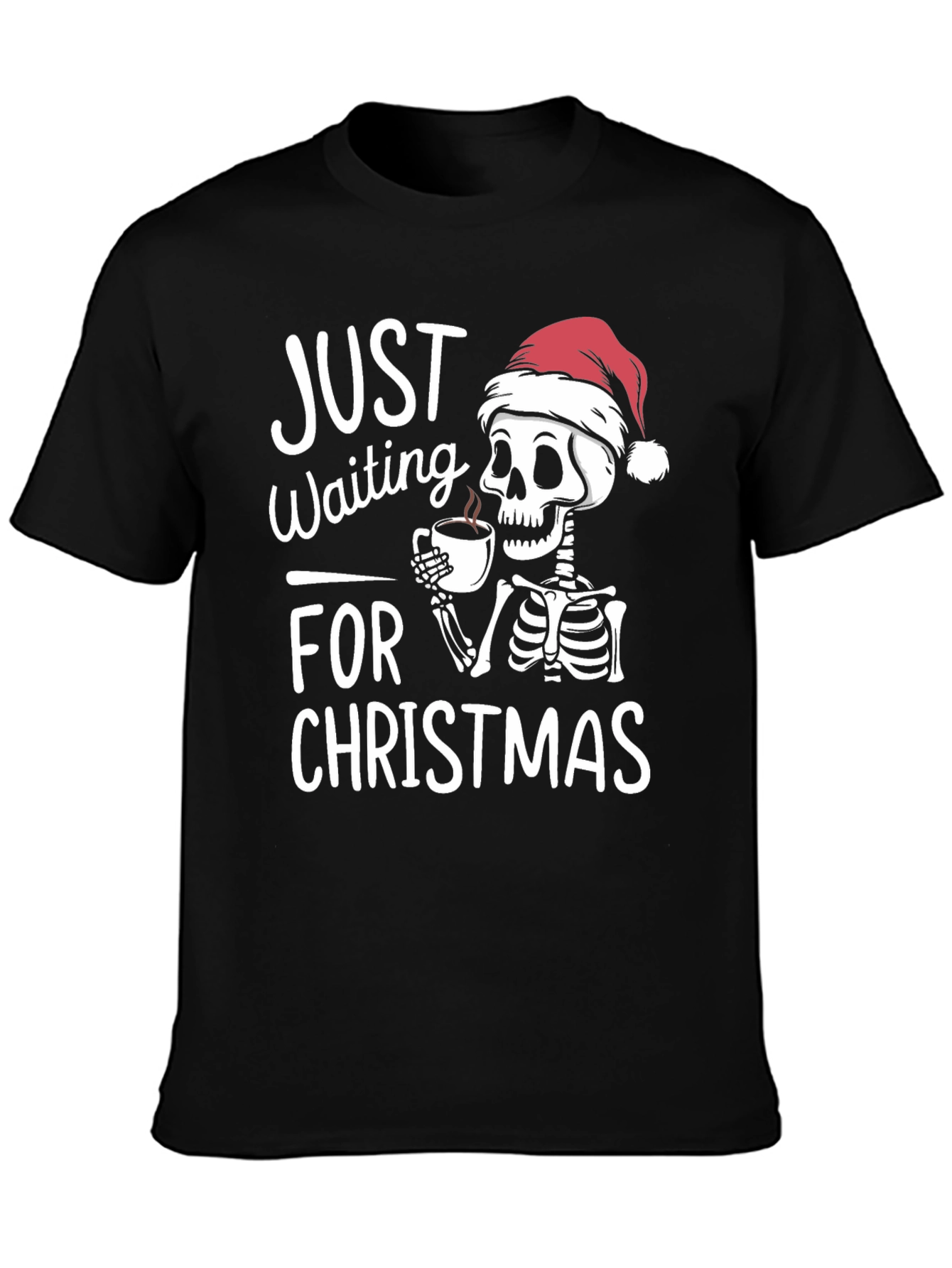 Waiting for Christmas Skeleton T-Shirt