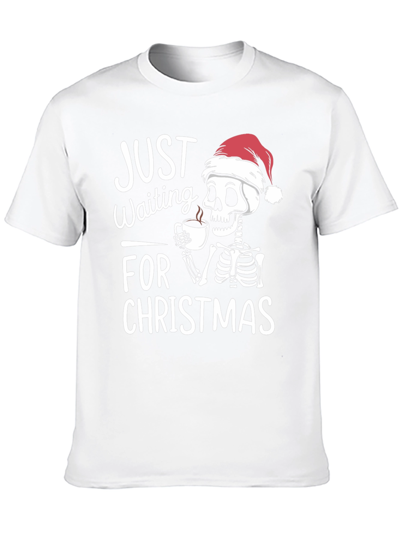 Waiting for Christmas Skeleton T-Shirt