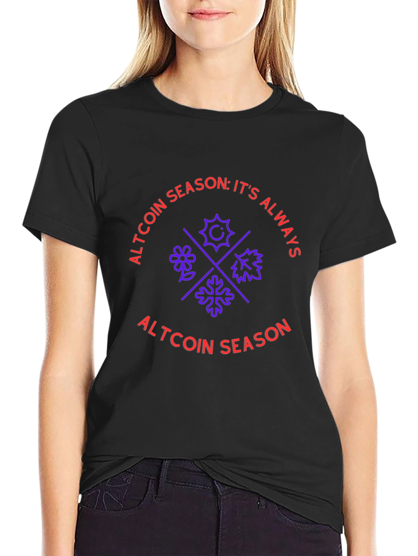 Altcoin Season Black Graphic Tee