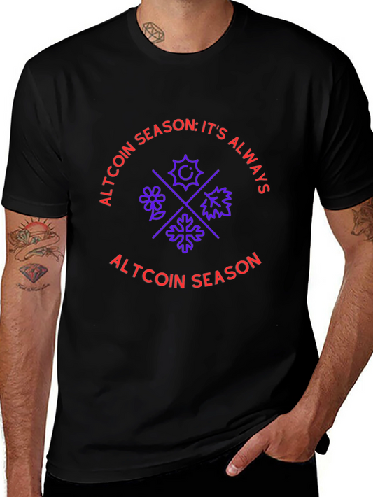Altcoin Season Black Graphic Tee