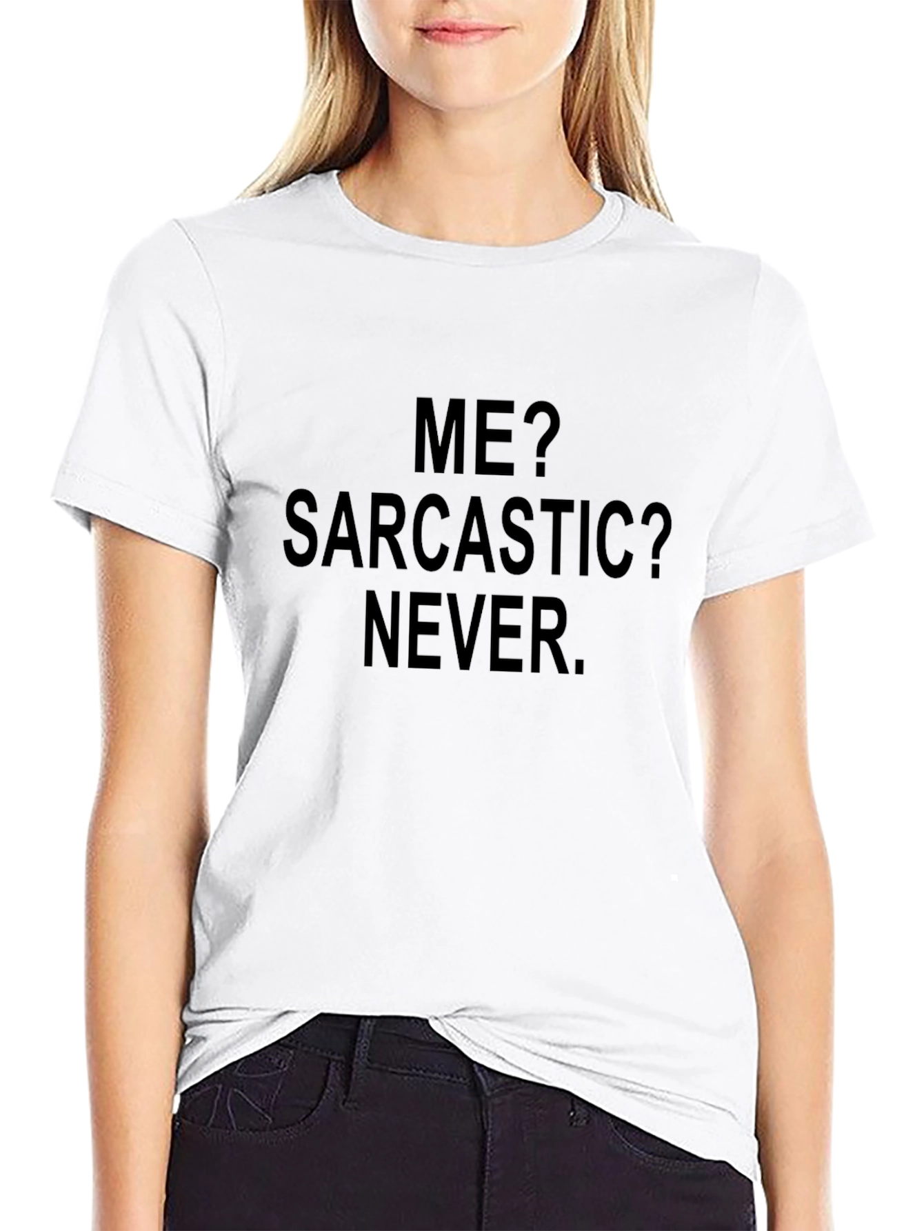 Sarcastic Humor Tee - Black Graphic T-Shirt