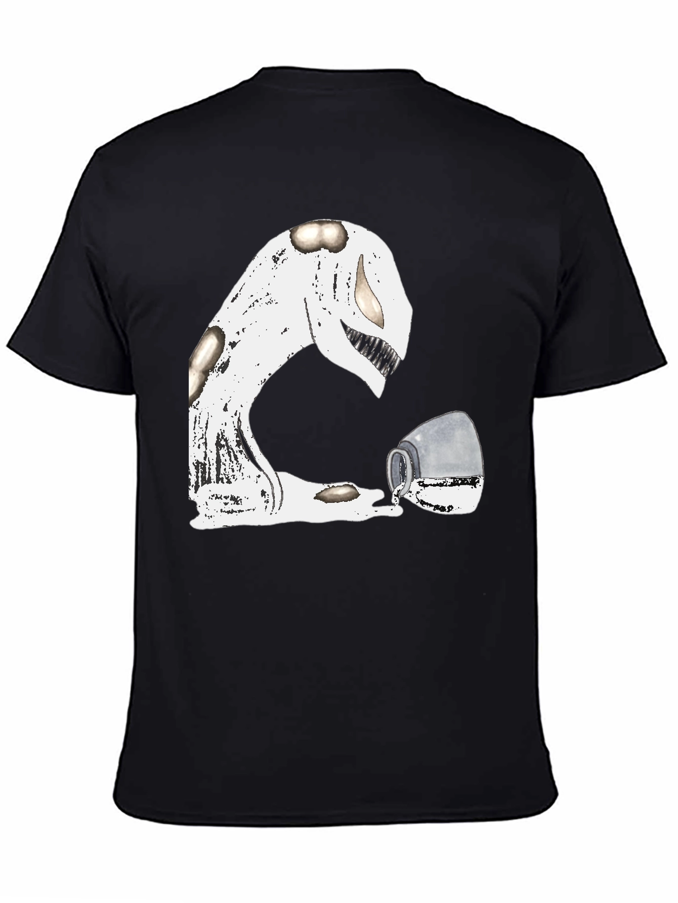 Spilled Milk Monster Graphic Tee - Unique & Fun