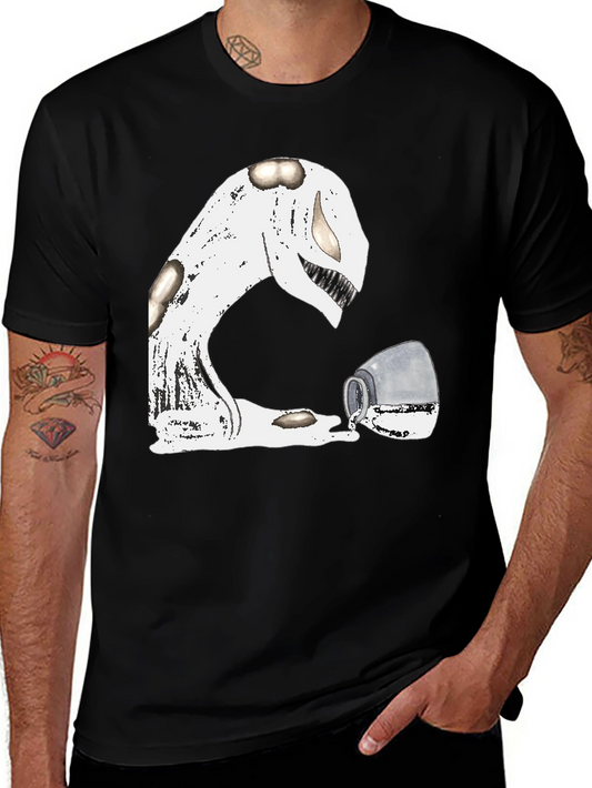 Spilled Milk Monster Graphic Tee - Unique & Fun