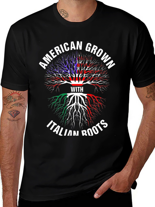 American Grown with Italian Roots T-Shirt