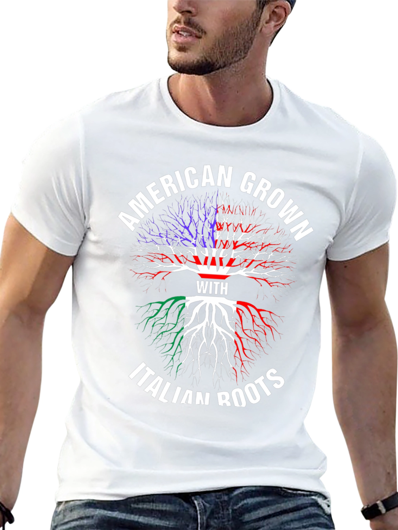 American Grown with Italian Roots T-Shirt